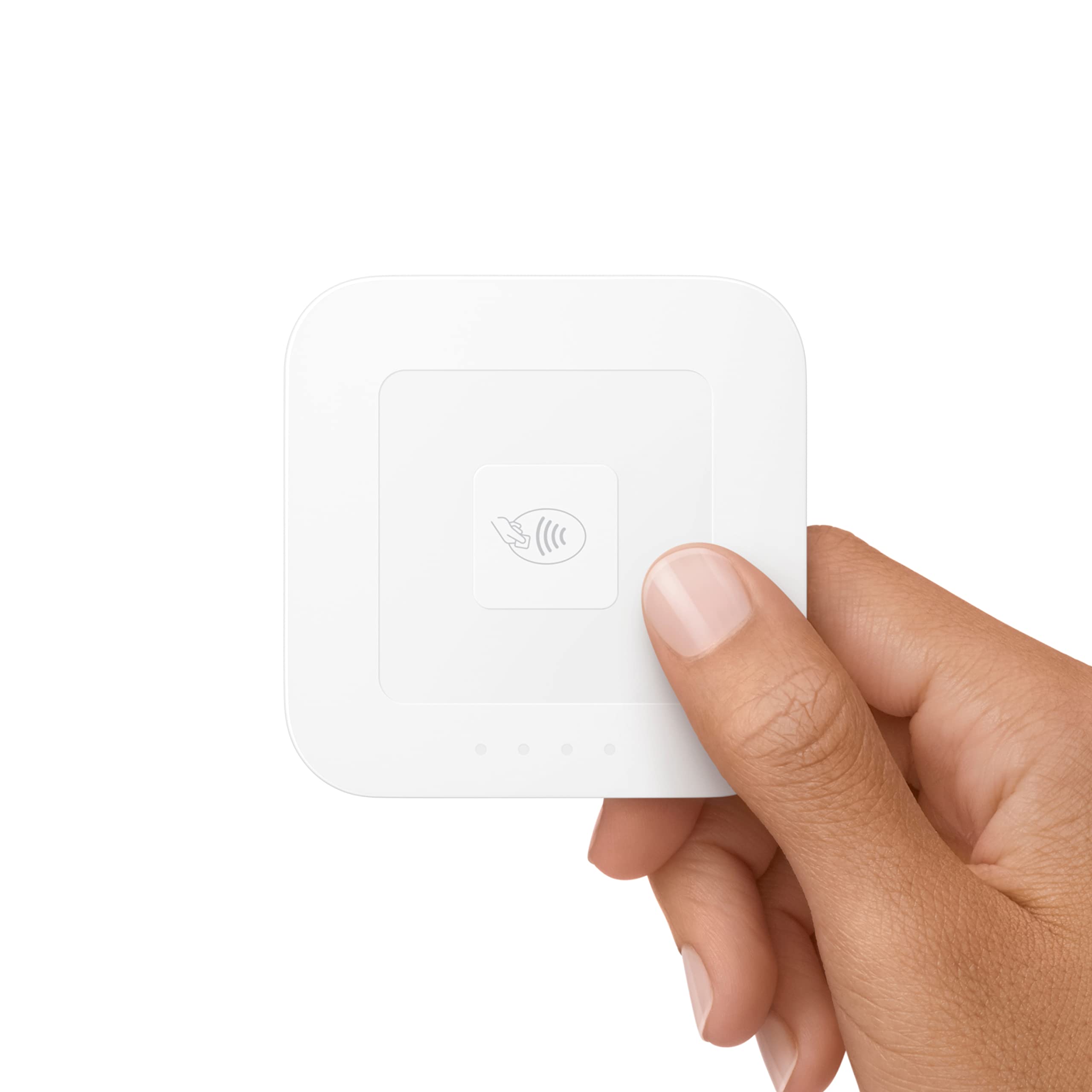 Square Reader 2nd Gen - Contactless & Chip Payment, Glossy White, Compact Design for Easy Transactions