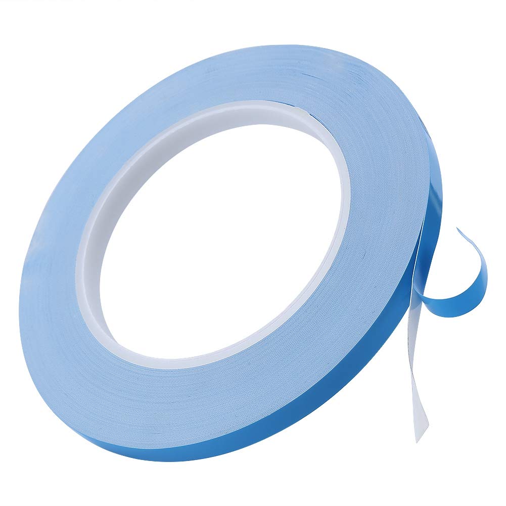 Zerone Thermal Adhesive Tape, 8Mm X 25M, Computer Thermal Pads, For Ic Chipset, Led Lighting And Led Tv, Blue, Default Size, 0.2