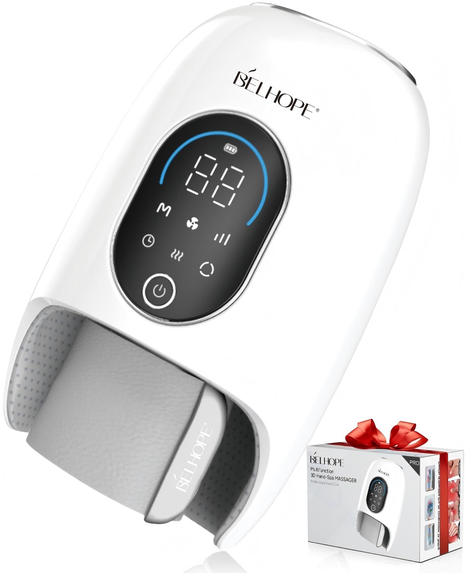 Hand Massager with 9 Modes and 4 Heating Options for Hot and Cold Therapy Hand and Wrist Massager for Arthritis and Carpal Tunne