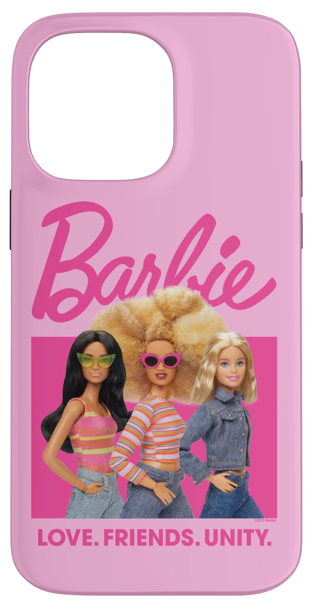 Iphone 14 Pro Max Barbie   Love, Friends, Unity Case