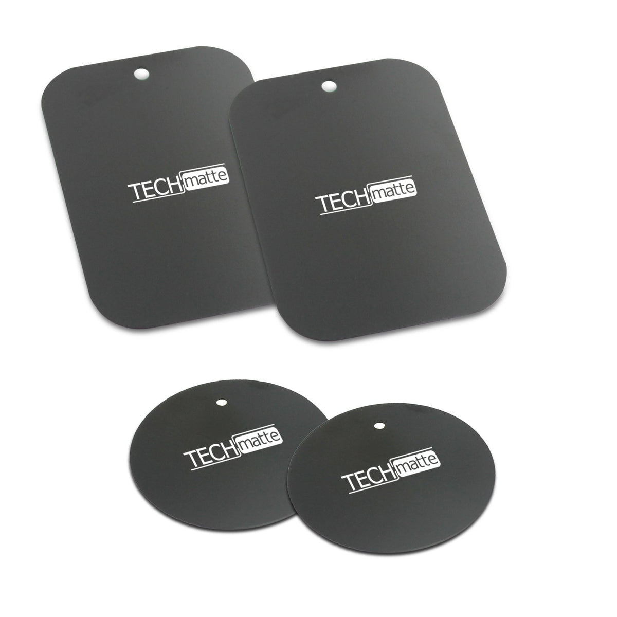 Techmatte Maggrip Metal Plate Replacement Kit For Magnetic Universal Car Mount