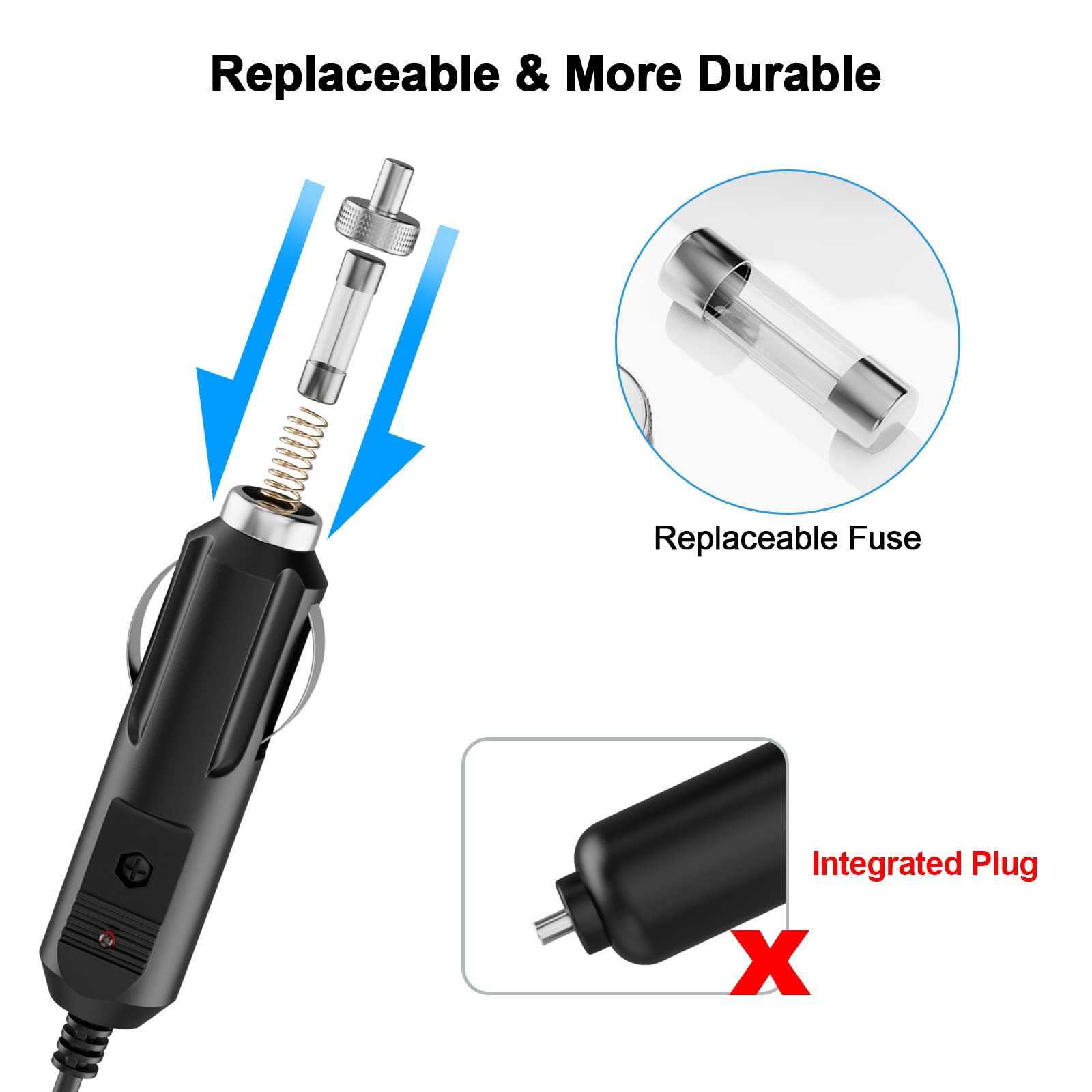 Vhbw Car Charger Replacement For Lenovo Car Charger 90W 65W 45W Compatible With Thinkpad X1 Carbon X1 Yoga T440 T450 T460 T470 T570 Edge E440 E460 E431 Lenovo Essential G700 G710 Power Supply Cord