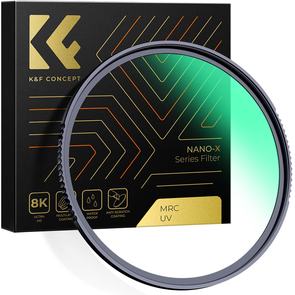 K&F Concept 127Mm Mc Uv Lens Protection Filter With 28 Multi Layer Coatings Hd/Waterproof/Scratch Resistant Ultra Slim Uv Filter