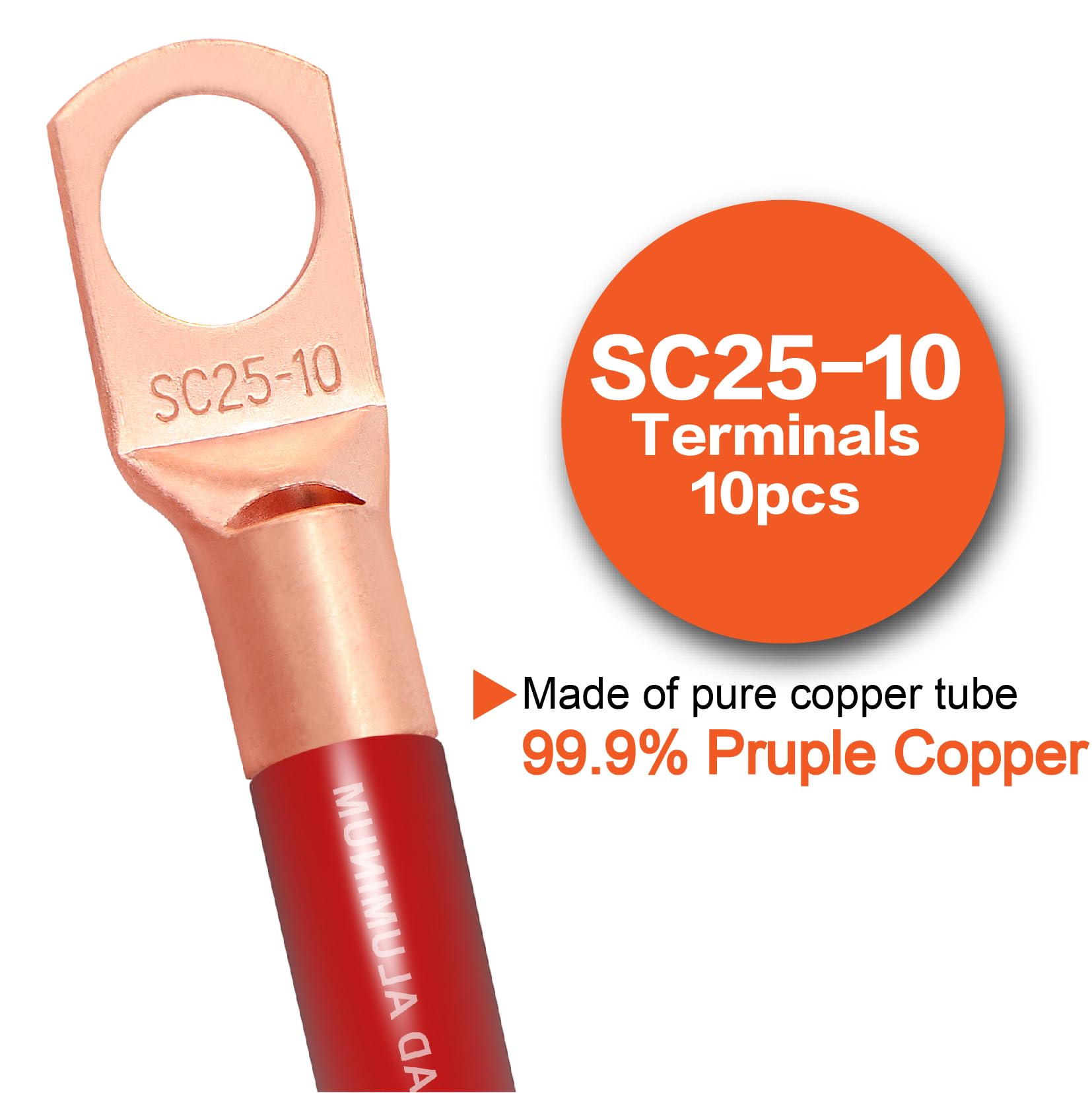 4 Gauge Wire (50Ft) Red Copper Clad Aluminum Cca   Primary Automotive Wire,Car Amplifier Power & Ground Cable,Battery Cable For