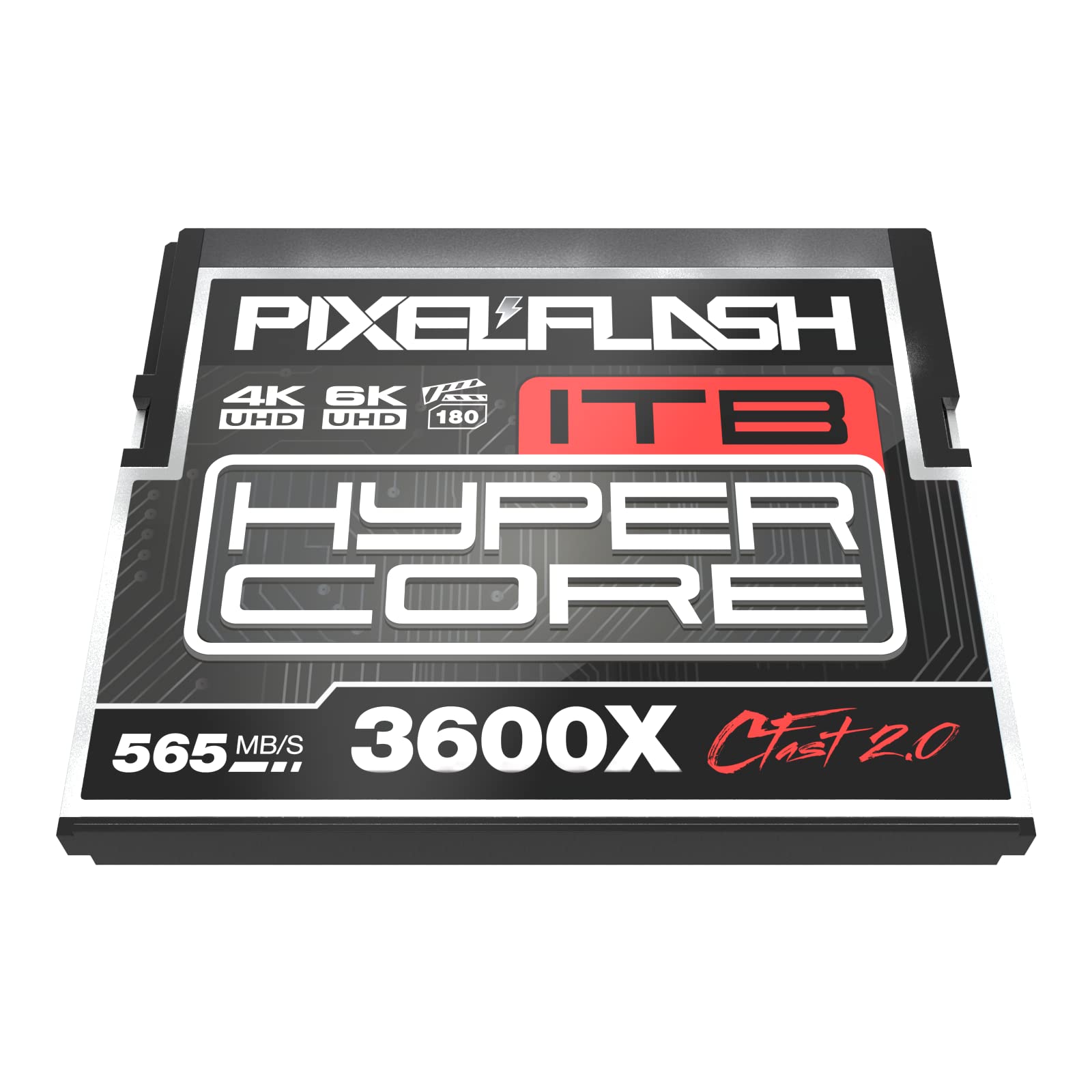 Pixelflash 1Tb Cfast 2.0 Card 3600X Hypercore 575Mb/S Sata3 Vpg180, Cfast Card For Dslr Cinematic Video & Photo Cams Lab Tested, Certified Flash Memory 1 Tb 2025 Model