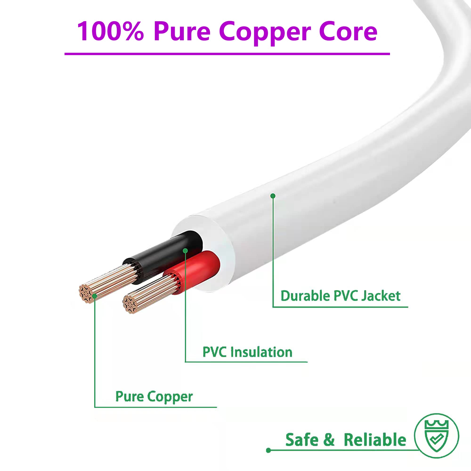 Coolvis Magnetic Charging Cables,Usb Charger,Replacement Charging Cables,Dc Power Cable,Plug Charging Cord,2 Pack