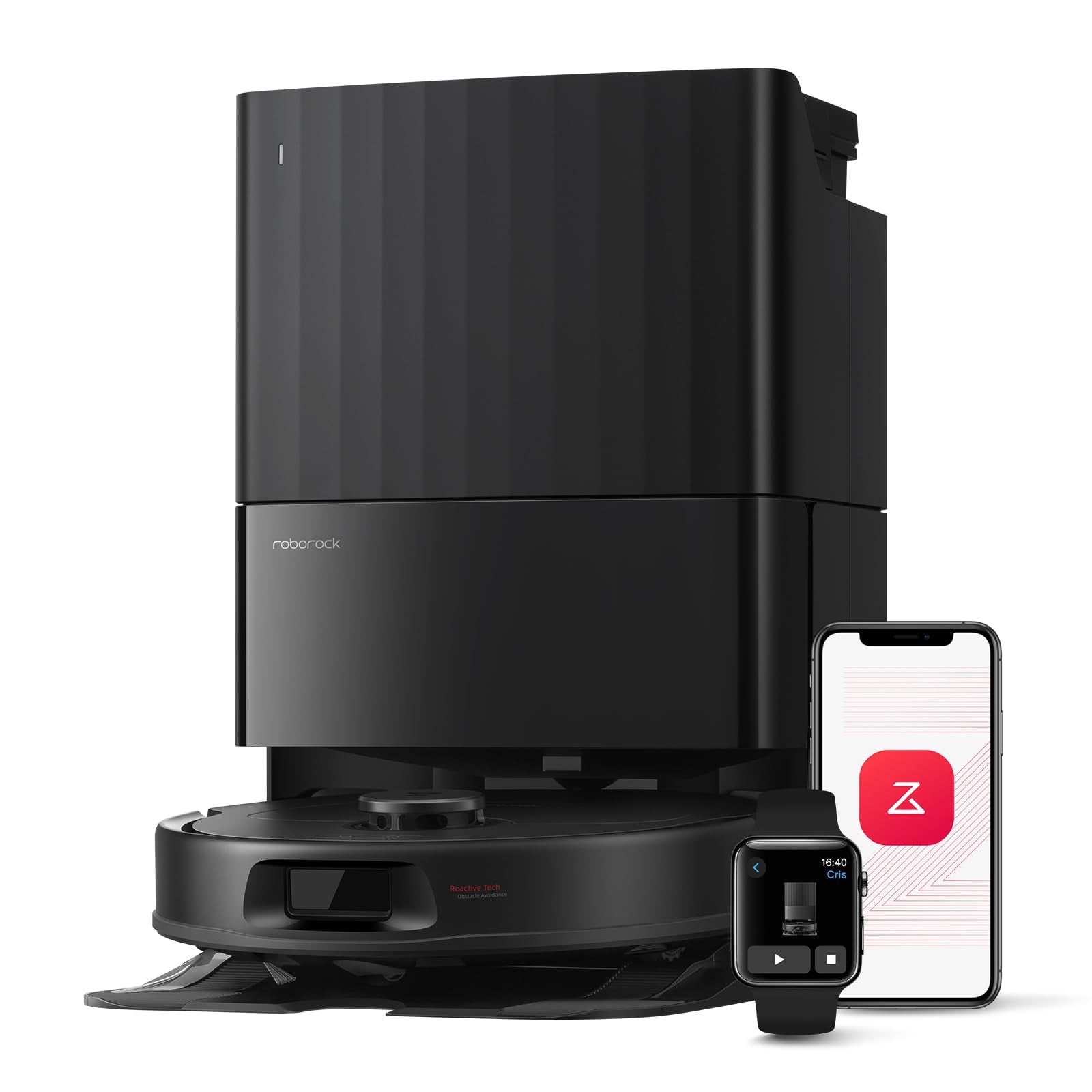 roborock Qrevo Series Robot Vacuum and Mop, 8000Pa Suction, Upgraded from Qrevo S, Anti-Tangle Brushes, Smart Obstacle Avoidance