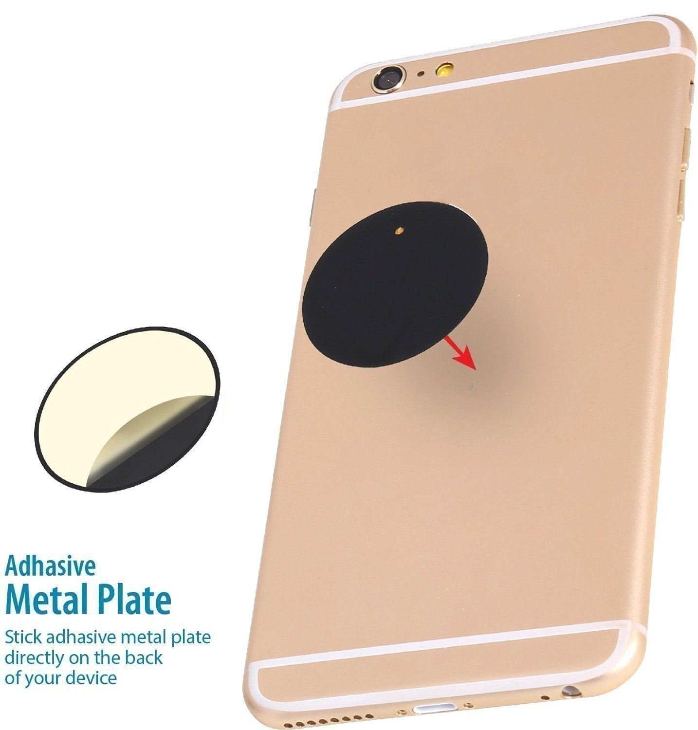 Magnetic Bike Mount, Wixgear Universal Magnetic Bicycle & Motorcycle Handlebar Phone Holder For Cell Phones And Gps With Fast Sw