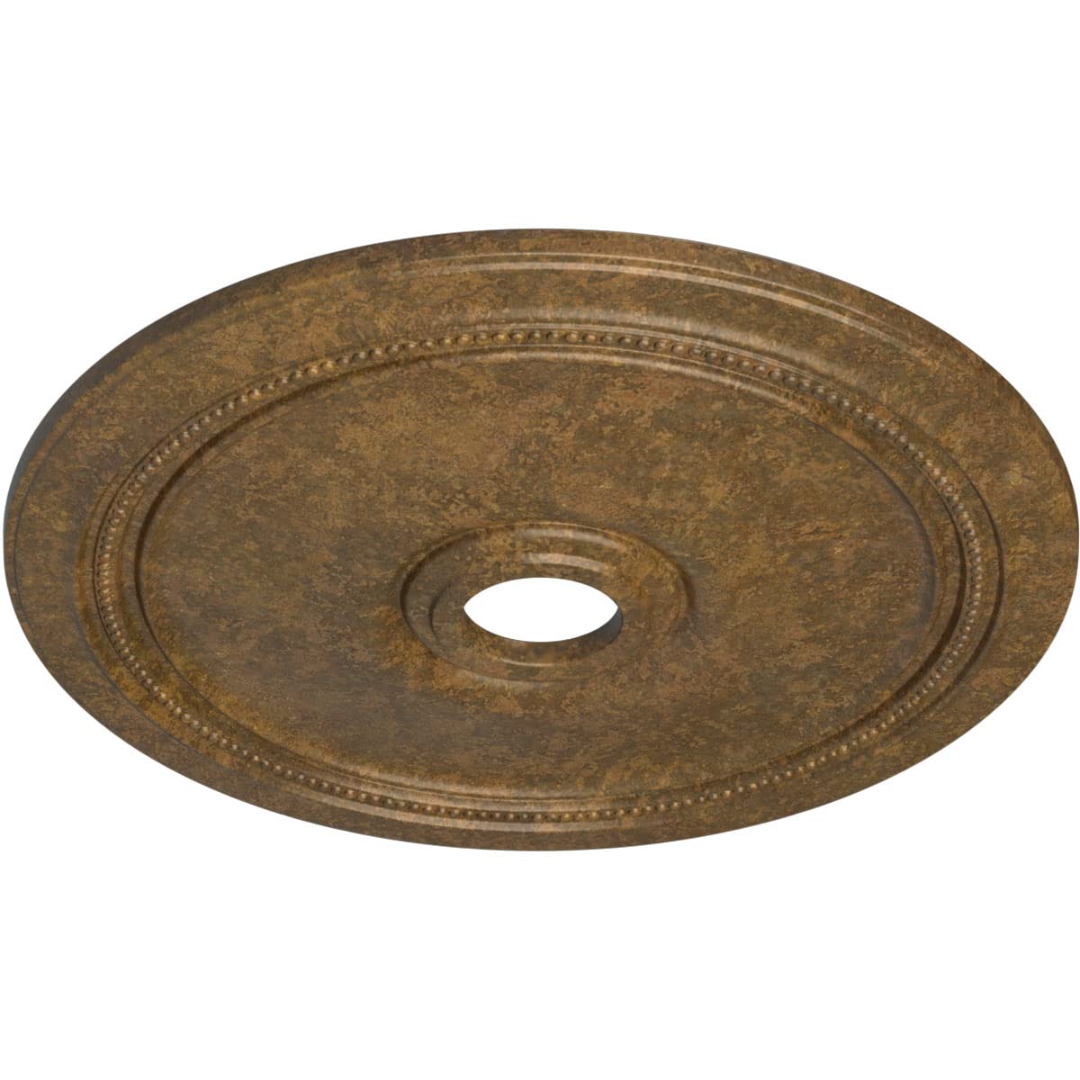 Ekena Millwork Cm24Dirzs Diane Ceiling Medallion, 24Od X 3 5/8Id X 1 1/4P (Fits Canopies Up To 6 1/4), Hand-Painted Rubbed Bronz