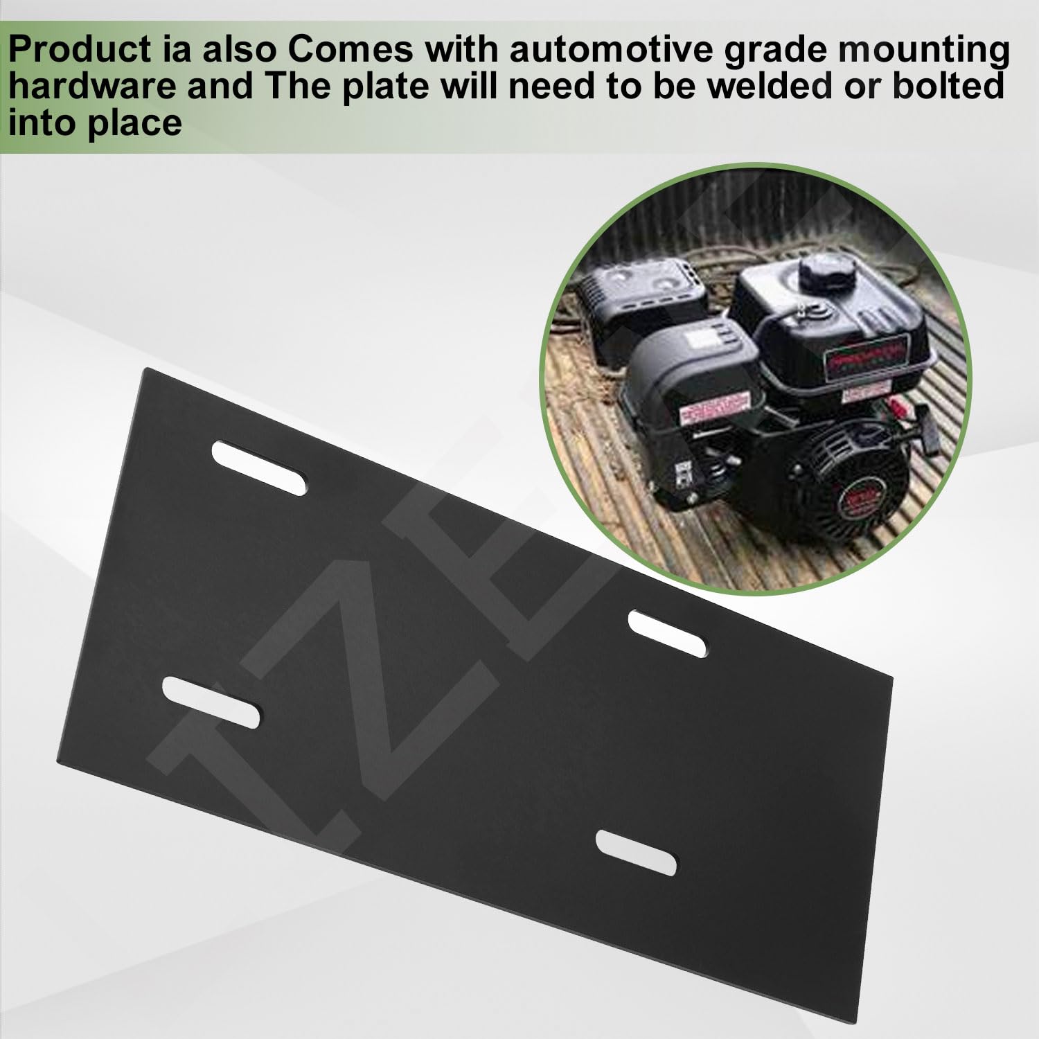 Engine Mount Plate Kit W/Bolts For Harbor Freight Predator Engine 212Cc 6.5Hp