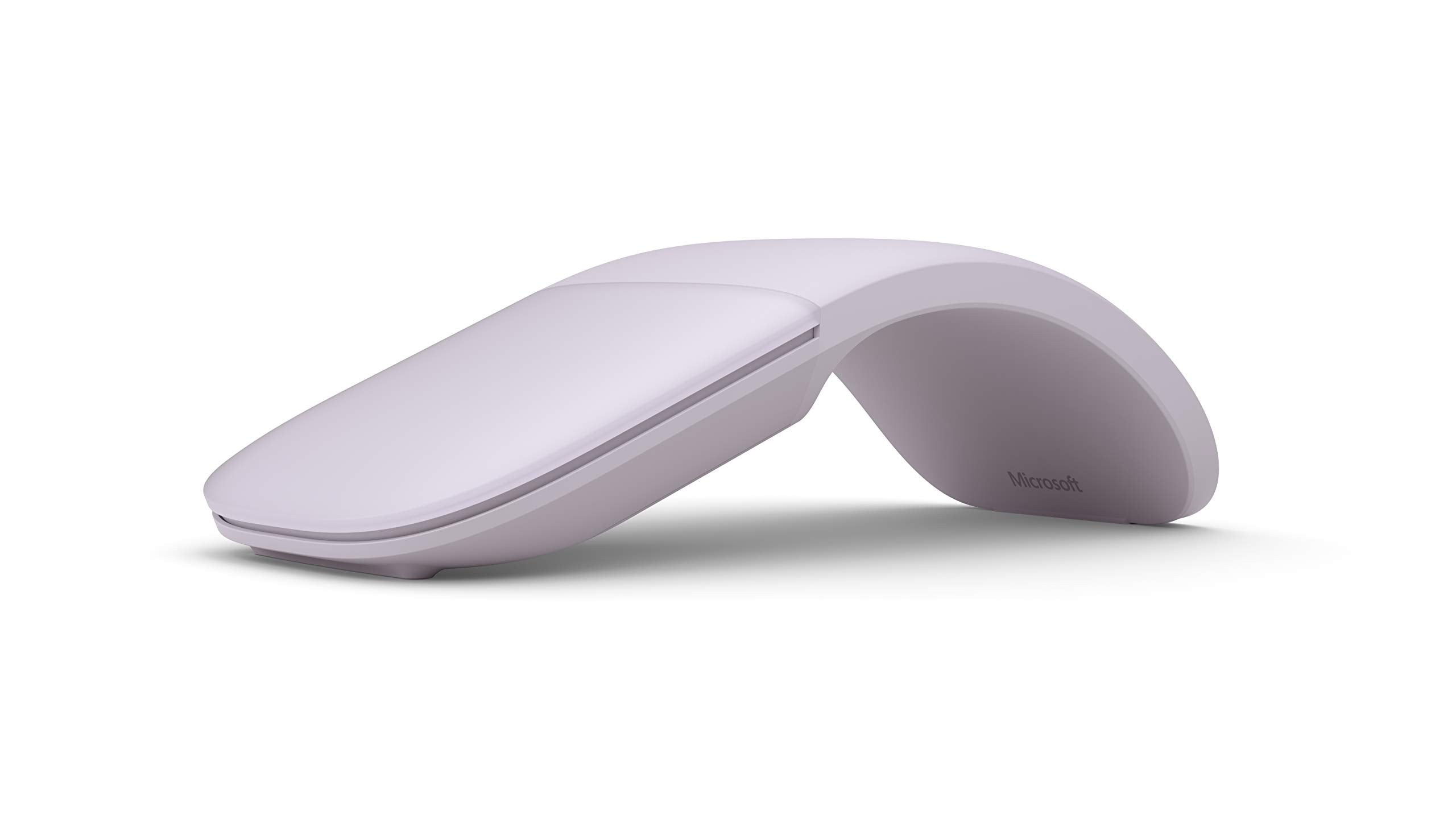 Microsoft Arc Mouse   Lilac .Sleek,Ergonomic Design, Ultra Slim And Lightweight, Bluetooth Mouse For Pc/Laptop,Desktop Works Wit