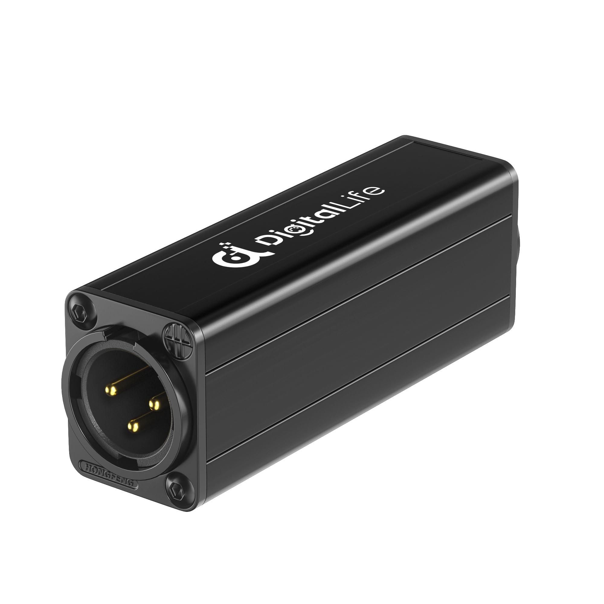 Digitallife Single-Channel Xlr Audio Ground Loop Noise Isolator - Hum Eliminator - Passive, Xlr-A600-Iii, M/F (Not Compatible Wi