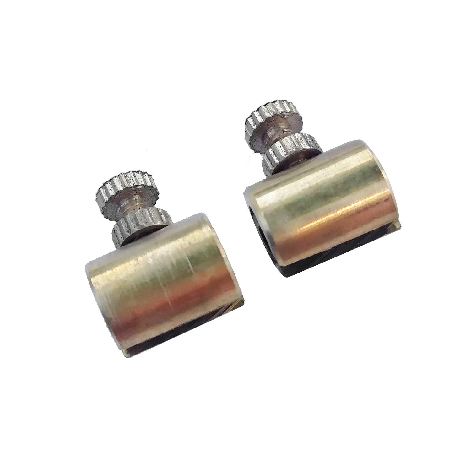 Violin Mute 2 Pieces, Wolf Tone Gone Eliminator Mute Suppressor Tube Replacement Accessories For Violins (Gold)