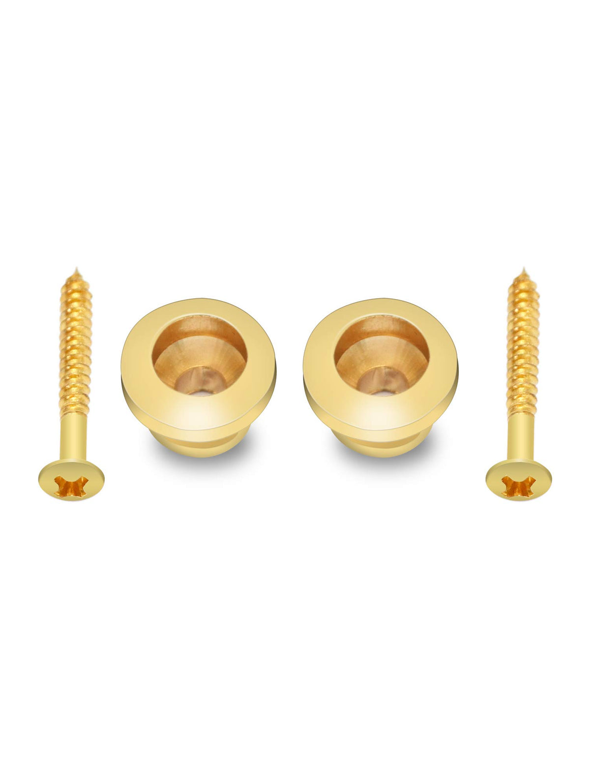 Metallor Guitar Strap Buttons End Pins Strap Locks Mushrooms Head With Mounting Screws For Acoustic Electric Guitar Or Bass Ukul
