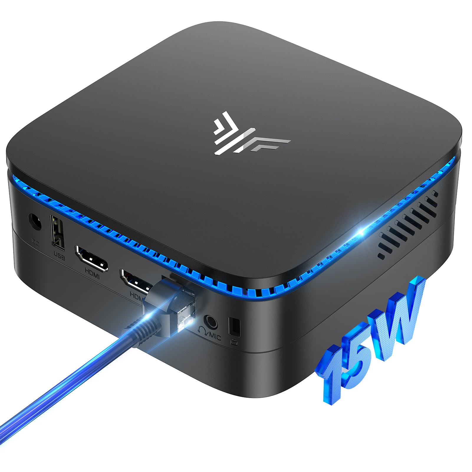 Kamrui Ak1 Plus Mini Pc, Desktop Computer 12Th N95(Up To 3.4Ghz) Mini Pc 16Gb Ram 512Gb Ssd, Micro Pc Computer, Mini Tower Pc Su