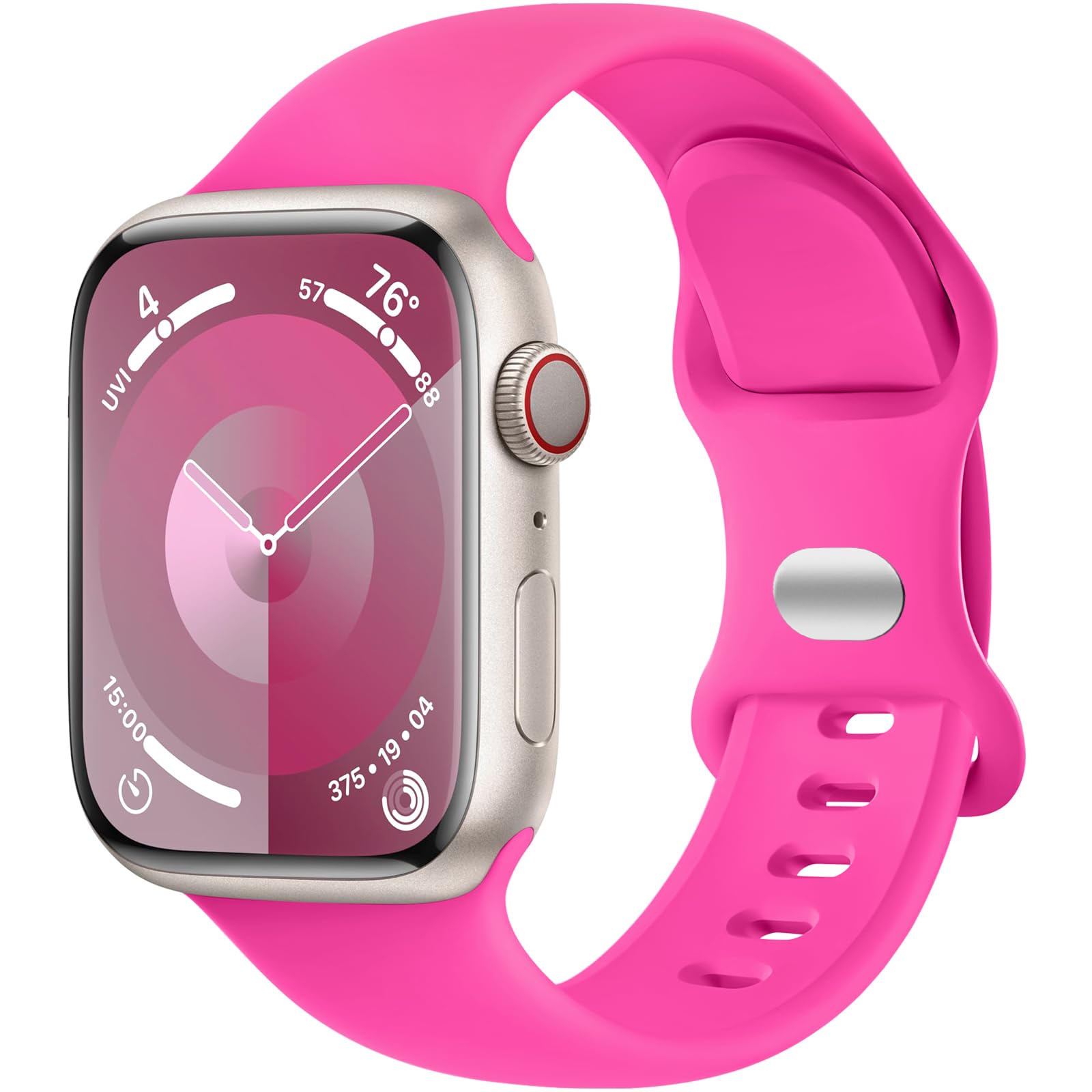 Daqin Compatible With Apple Watch Band 45Mm 44Mm 46Mm 49Mm 40Mm 38Mm 41Mm 42Mm For Women Men,Soft Silicone Waterproof Strap For