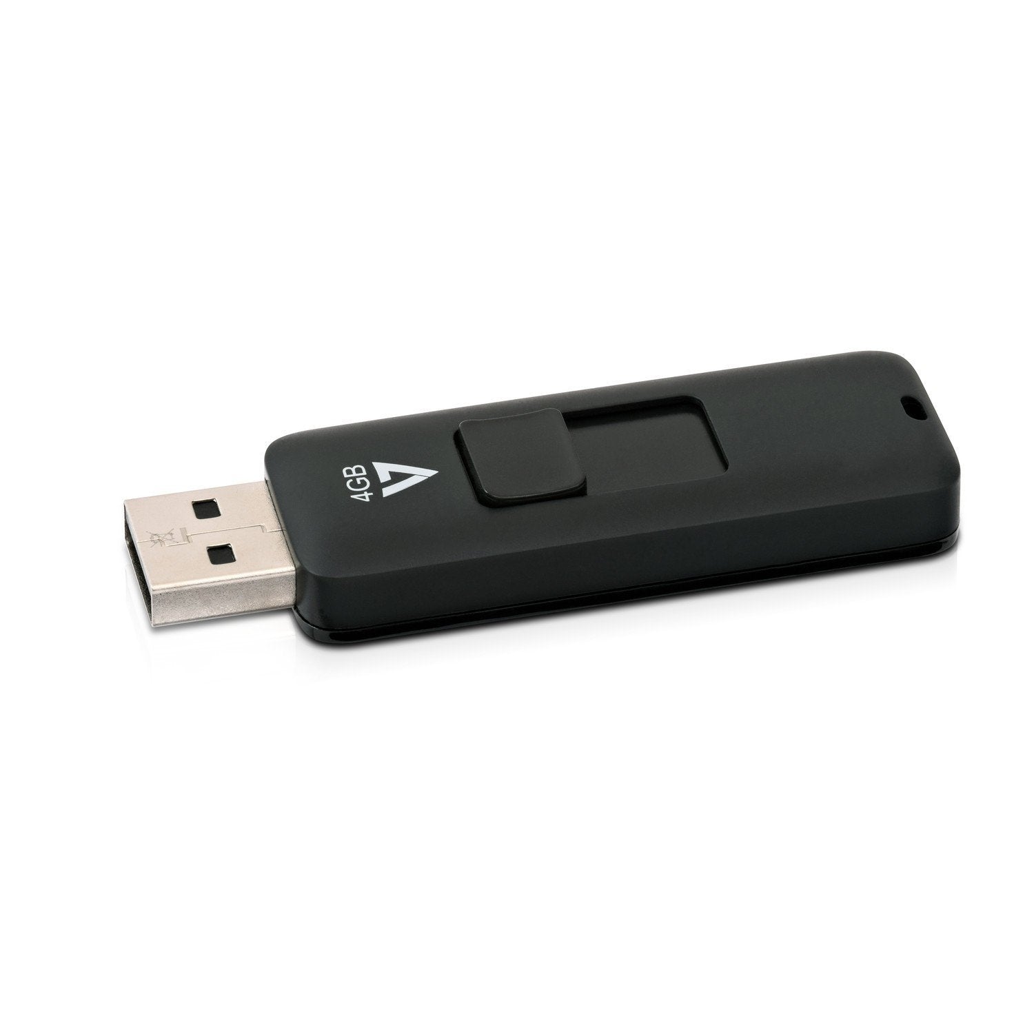 V7 VF24GAR-3N 4gb Flash Drive USB 2.0, Black