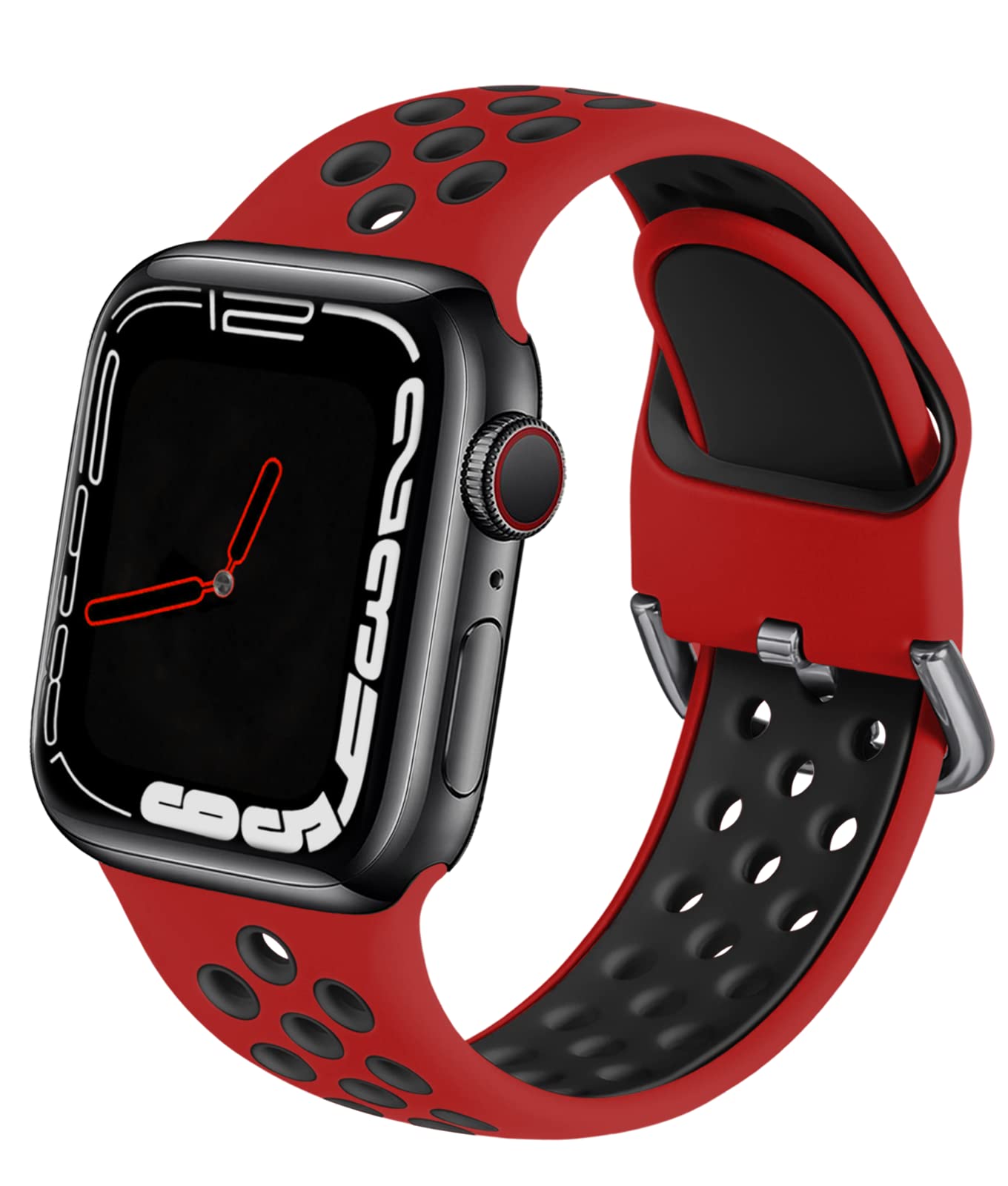 Muranne Compatible With Apple Watch Bands 38Mm 40Mm 41Mm 42Mm 44Mm 45Mm 49Mm For Men And Women, Soft Silicone Wristband Replacem