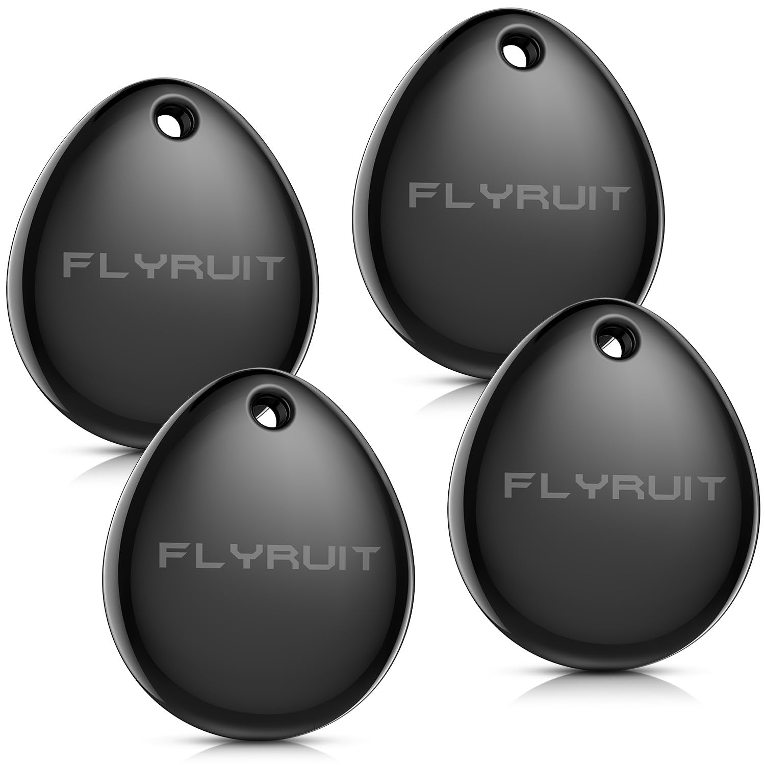 Air Tracker Tags-4 Pack for Apple Find My, Official MFi Certified, Smart Bluetooth Key Finder, Tracking Device for iPhone, Mini 