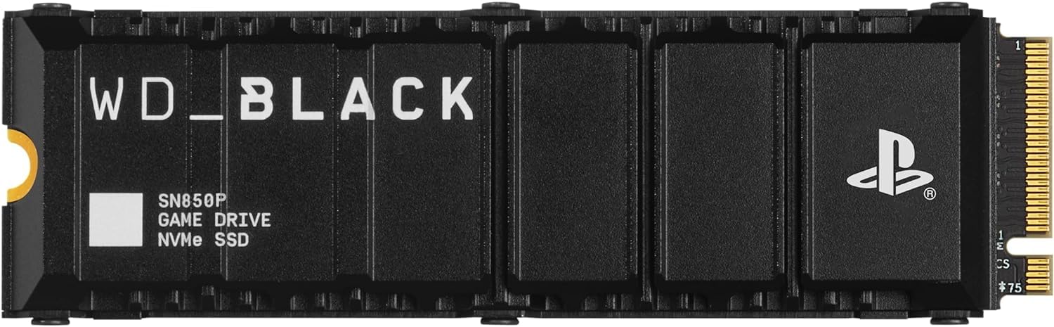 Wd_Black 8Tb Sn850P Nvme M.2 Ssd Officially Licensed Storage Expansion For Ps5 Consoles, Up To 7200Mb/S, With Heatsink   Wdbbyv0
