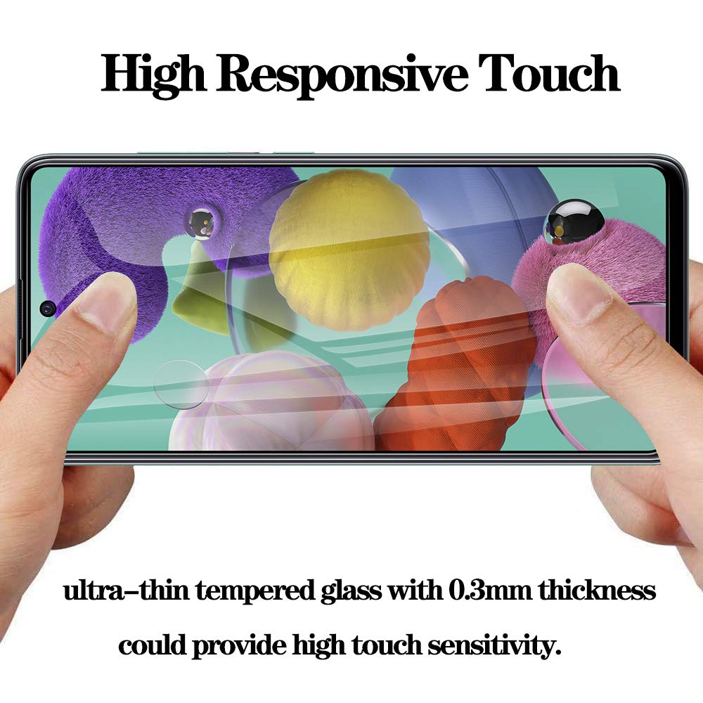 [2 Pack] For Samsung Galaxy S20 Fe / A53 / A52 / A51 Privacy Screen Protector, Anti Spy Tempered Glass Protector Film [Dont Supp