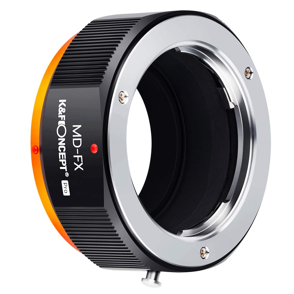 K&F Concept Md To Fx Lens Mount Adapter With Matting Varnish Design, Fits For Fuji Xt2 Xt20 Xe3 Xt1 X T2