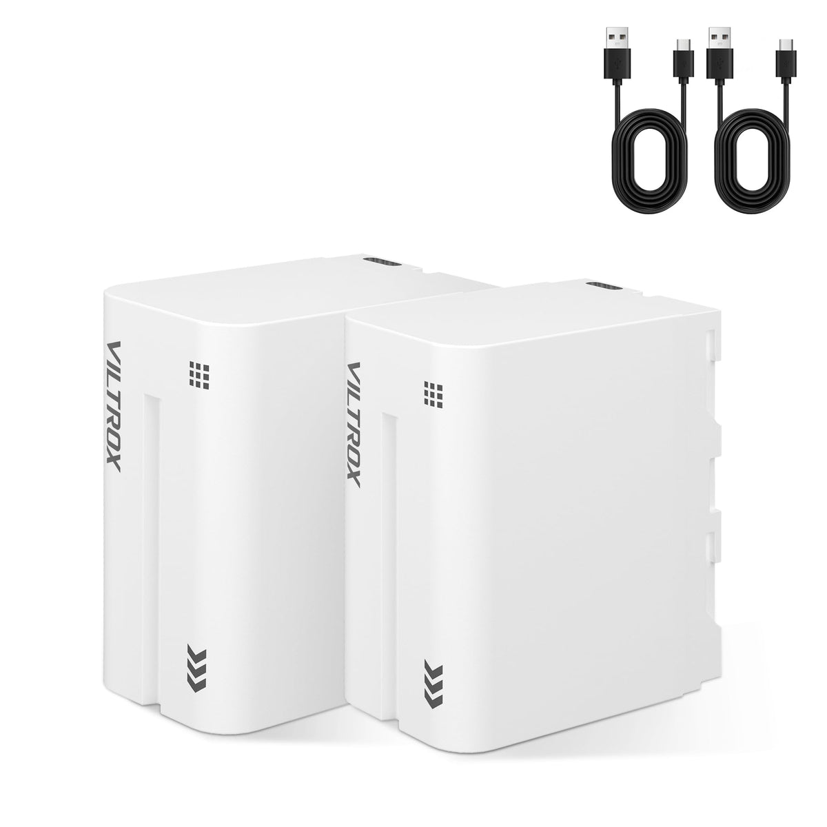 Viltrox Np-F970 Battery 2 Pack 6600Mah Replacement Battery For F970 F960 F950 F770 F750 F570 F550 F330, Rechargeable Battery Com