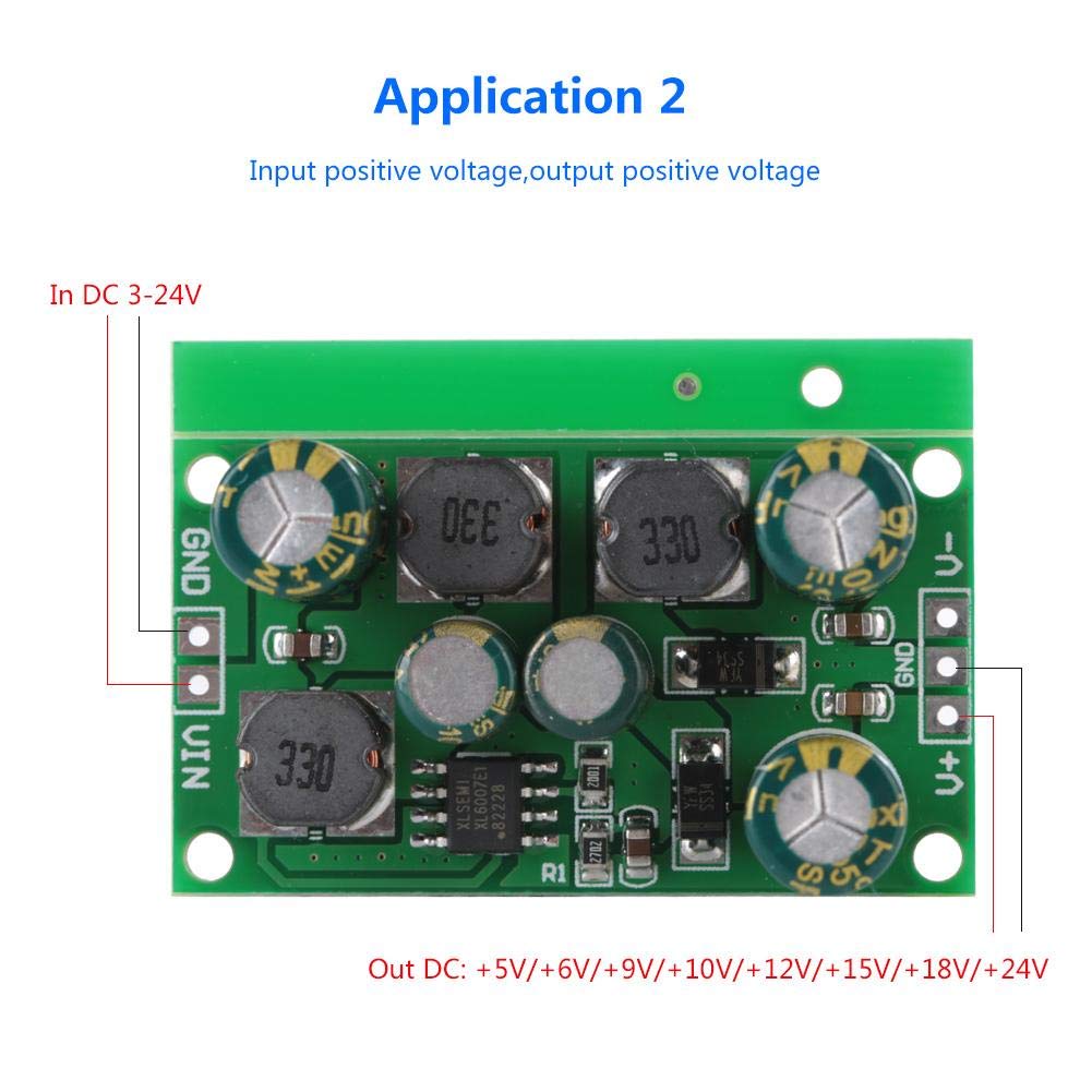 Dc Dc Boost Voltage Converter Positive Negative Output Module Power Regulator Volts Transformer Board Output Voltage 12Vdc