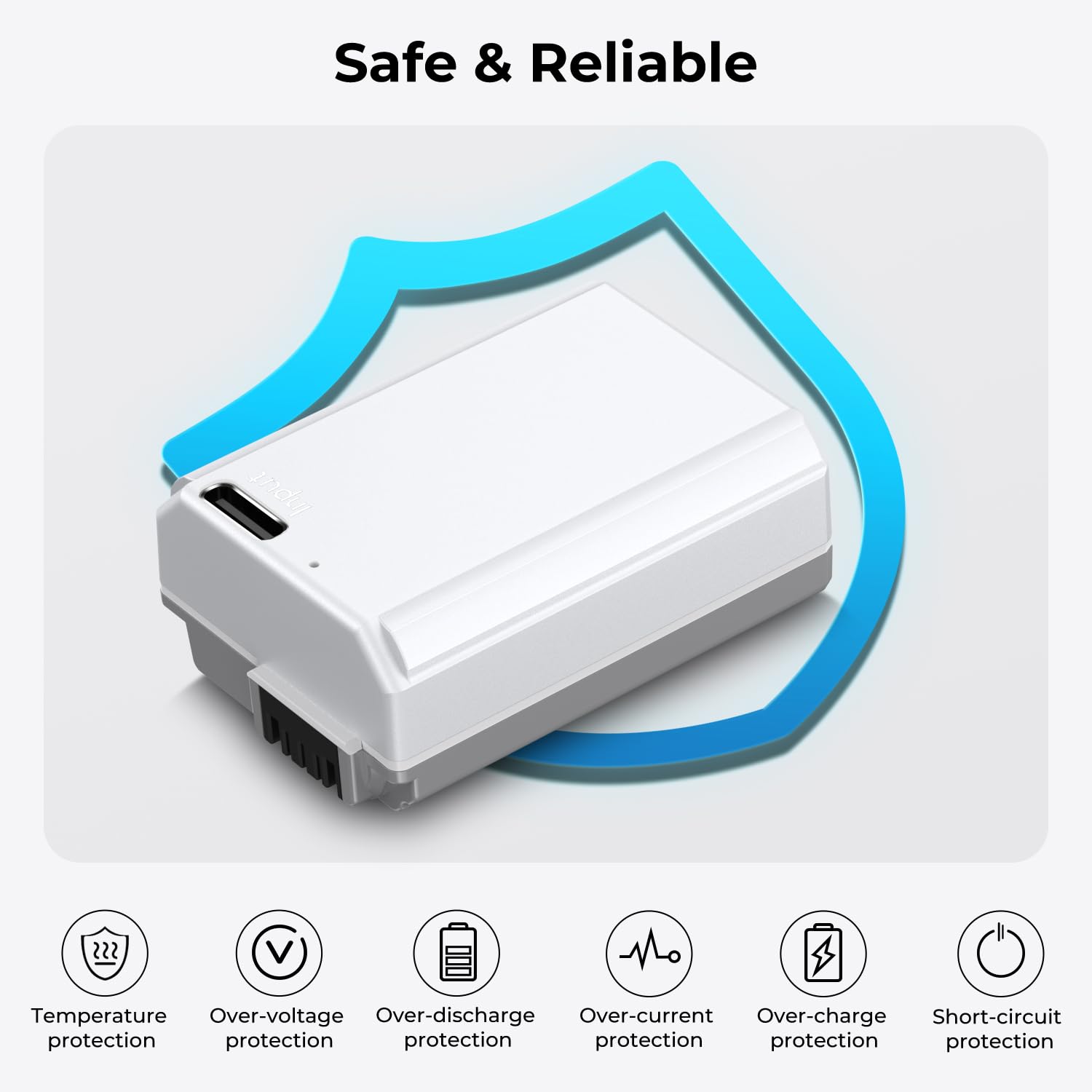 K&F Concept NP-FW50 Camera Battery 2-Pack with Type-C Fast Charging 1100mAh for Sony ZV-E10 A7 A6000