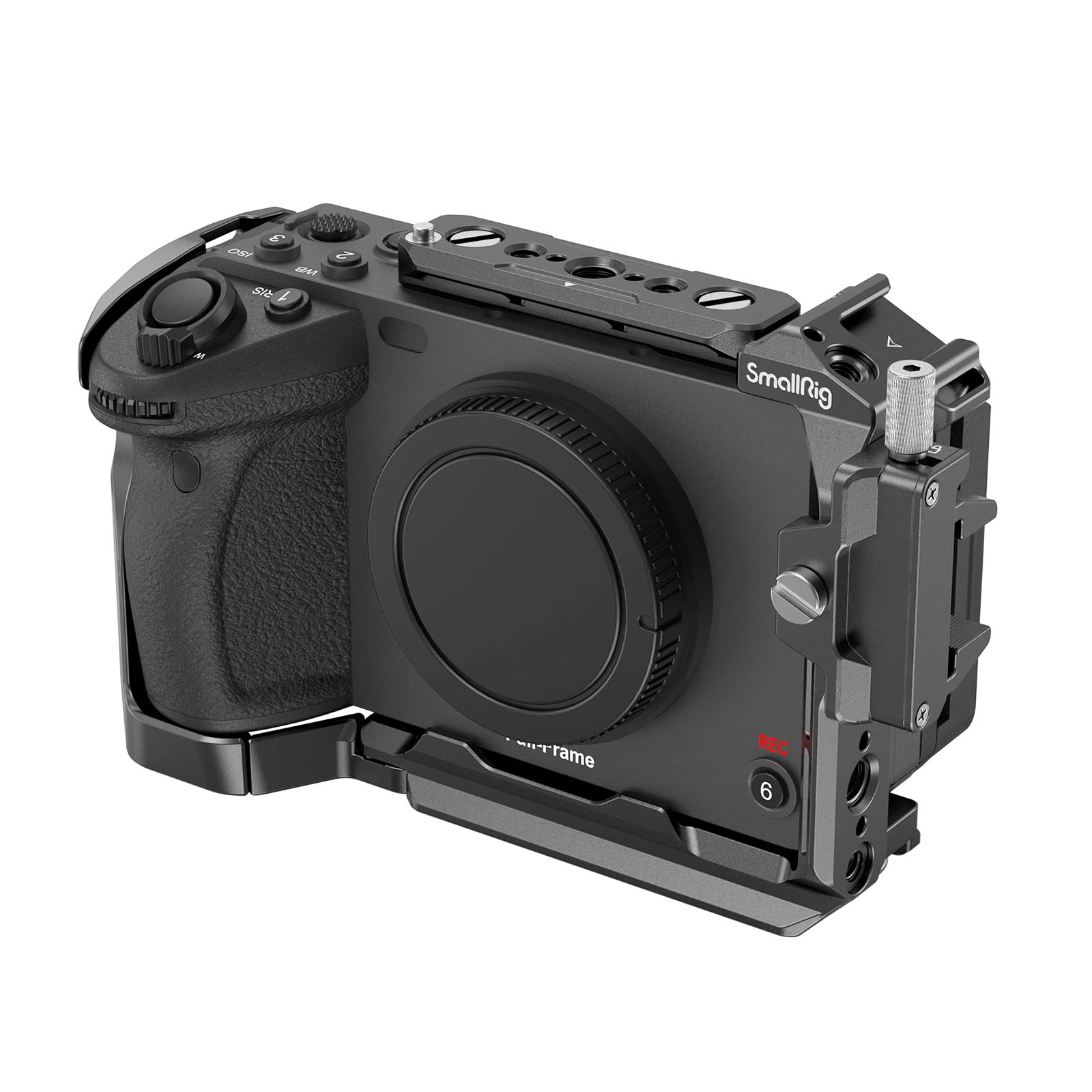 SmallRig Cage for Sony FX30 FX3 with Cable Clamp for HDMI, Classic Bright Black Surface, Included Cold Shoe and NATO Rail, Modul