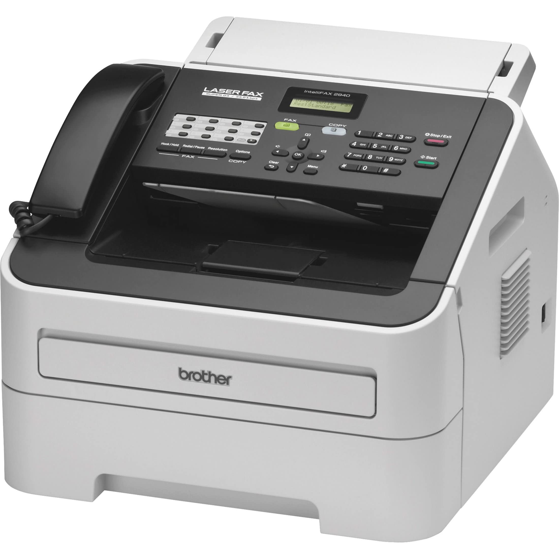Brother, Brtfax2940, Intellifax 2940 Laser Printer, 1 Each, Gray