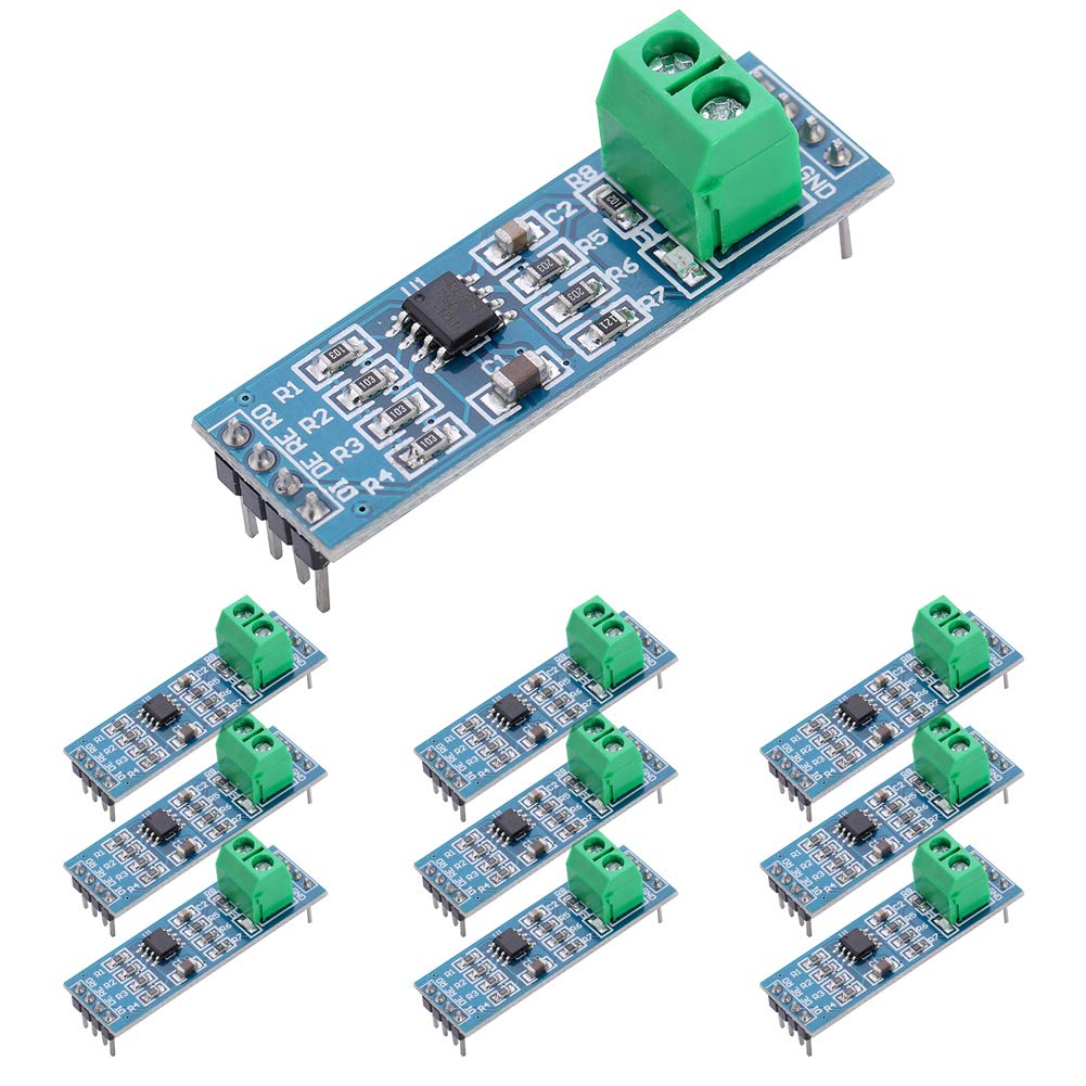 Anmbest 10Pcs Max485 Rs485 Transceiver Module Ttl Uart Serial To Rs 485 Module For Arduino Raspberry Pi Industrial Control