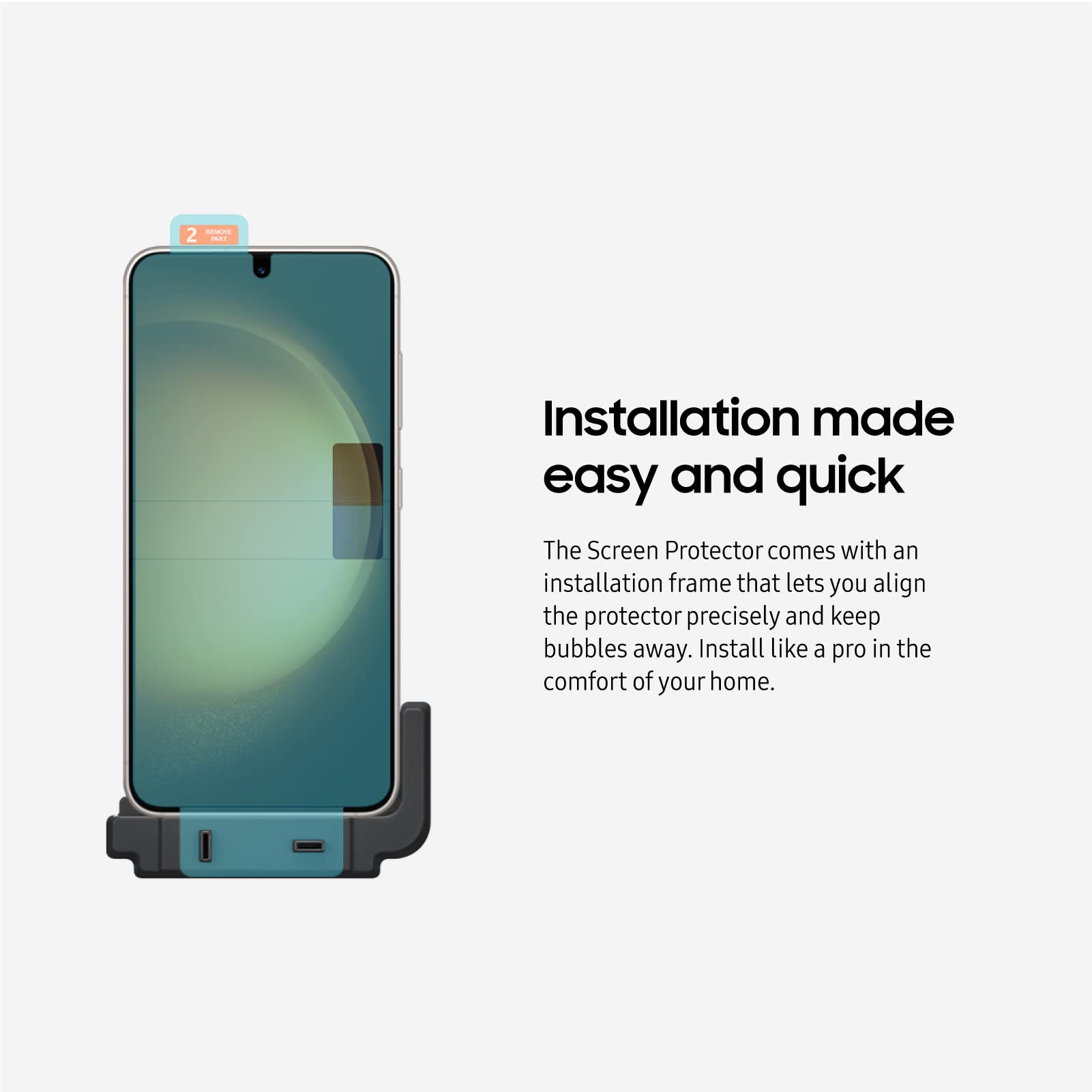 Samsung Galaxy S23+ Plus Phone Screen Protector, Front Display Protective Film Shield, High Touch Sensitivity, Anti Scratch, Ant