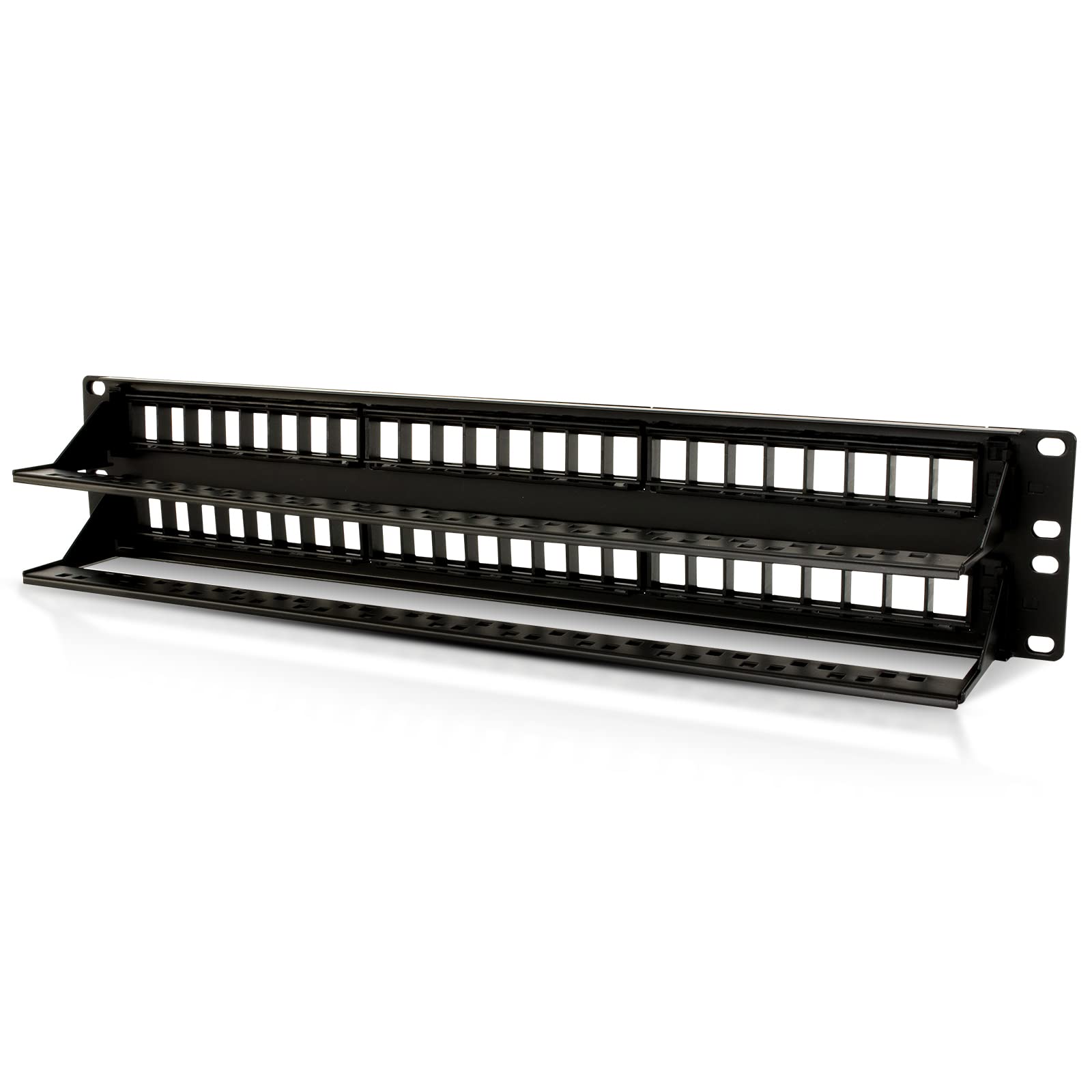 Newyork Cables� Blank Keystone/Patch Panel Network Patch Panel For Data Centers, Offices, And Server Rooms (Unloaded, 48 Port Patch Pannel Unloaded)