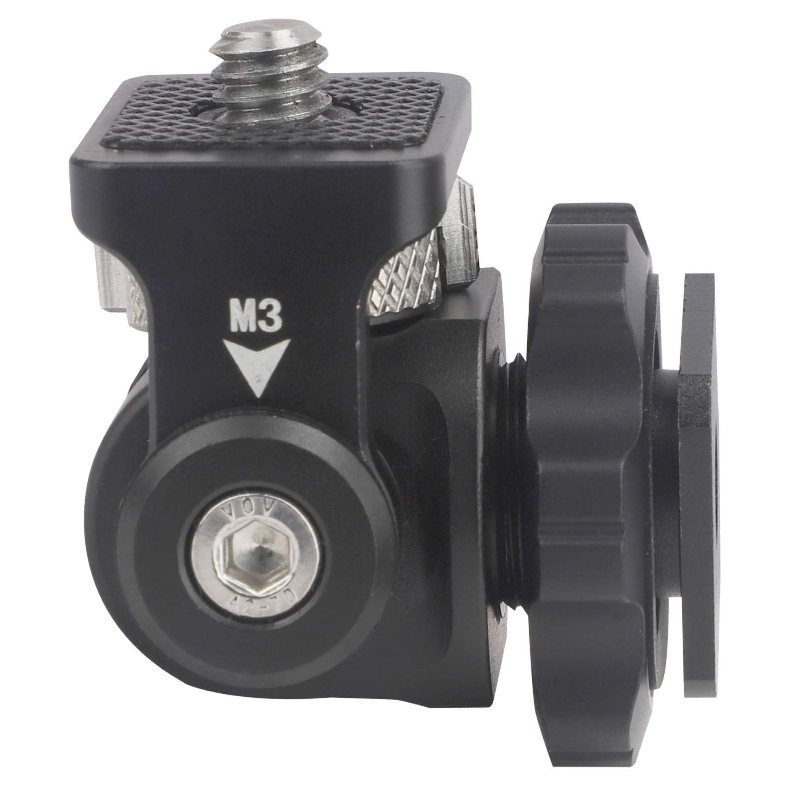 Adjustable Monitor Holder Mount Camera Monitor Holder With Hot Shoe Adapter For Camera Rabbit Cage Monitor Stabilizer Hot Shoe B