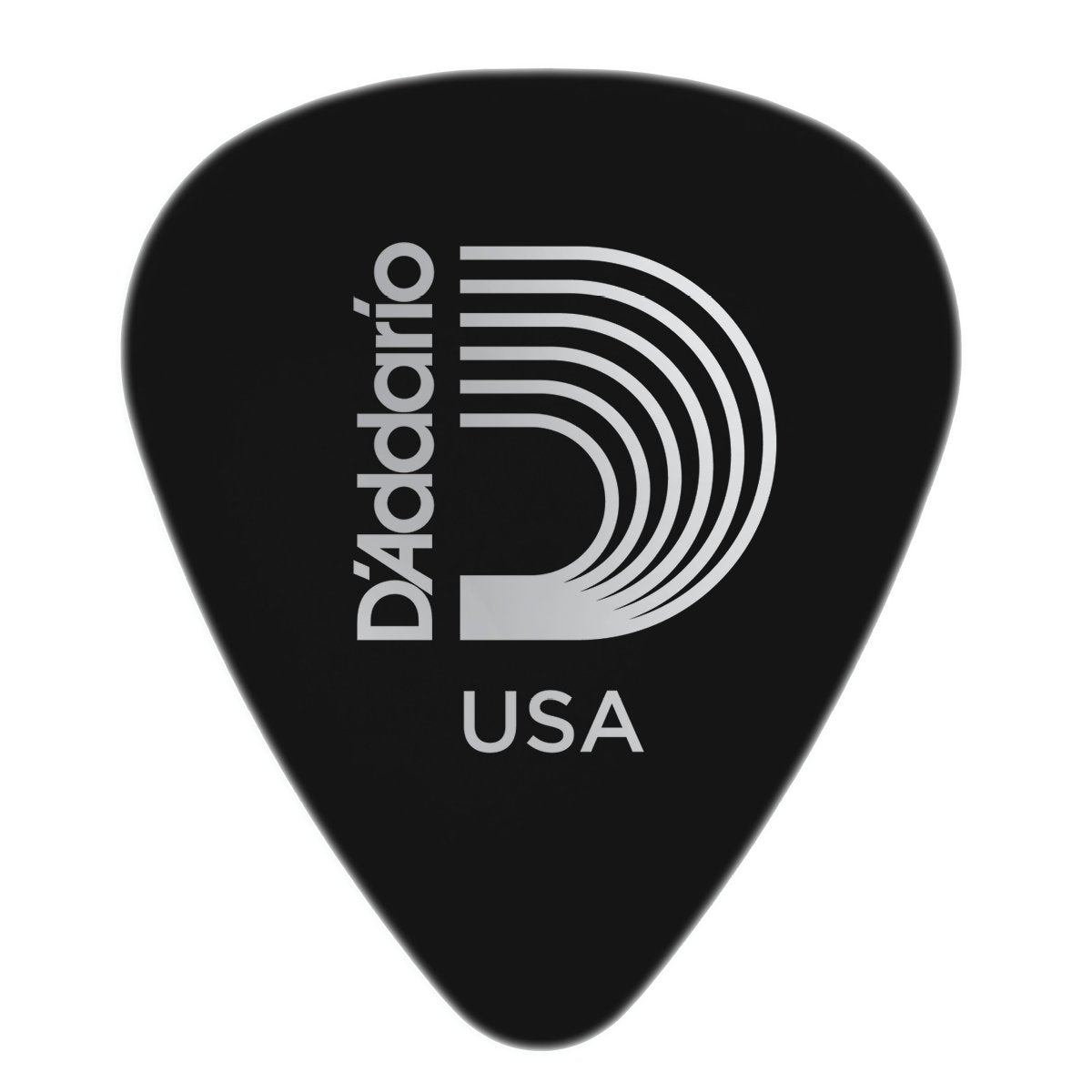 DAddario Black Celluloid Guitar Picks, 25 Pack, Heavy