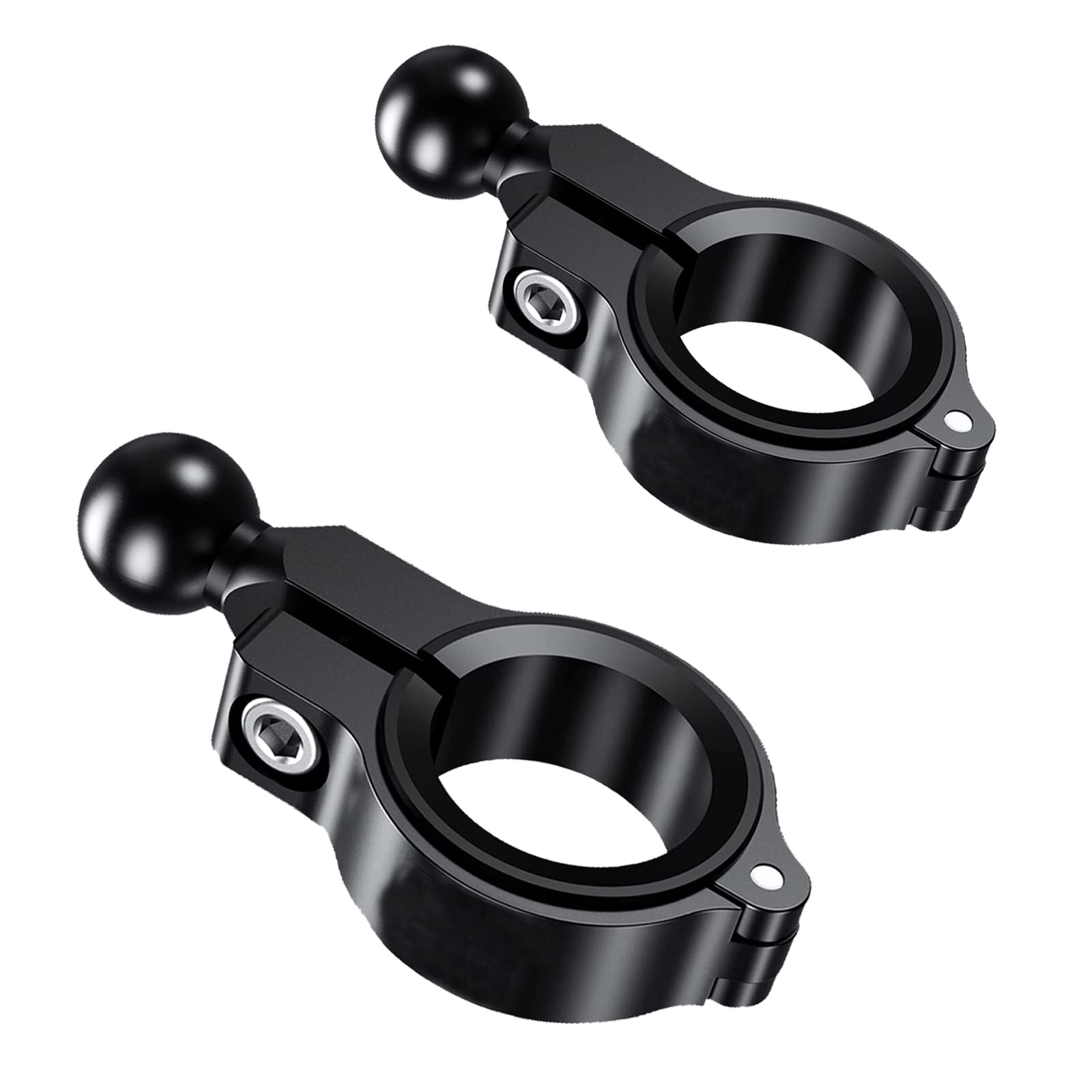 Ball Mount Adapter Aluminum Alloy Handlebar Mini Mount Base With 0.67''(17Mm) Tpu Ball Compatible With Ram Mounts & 0.67'' Ball