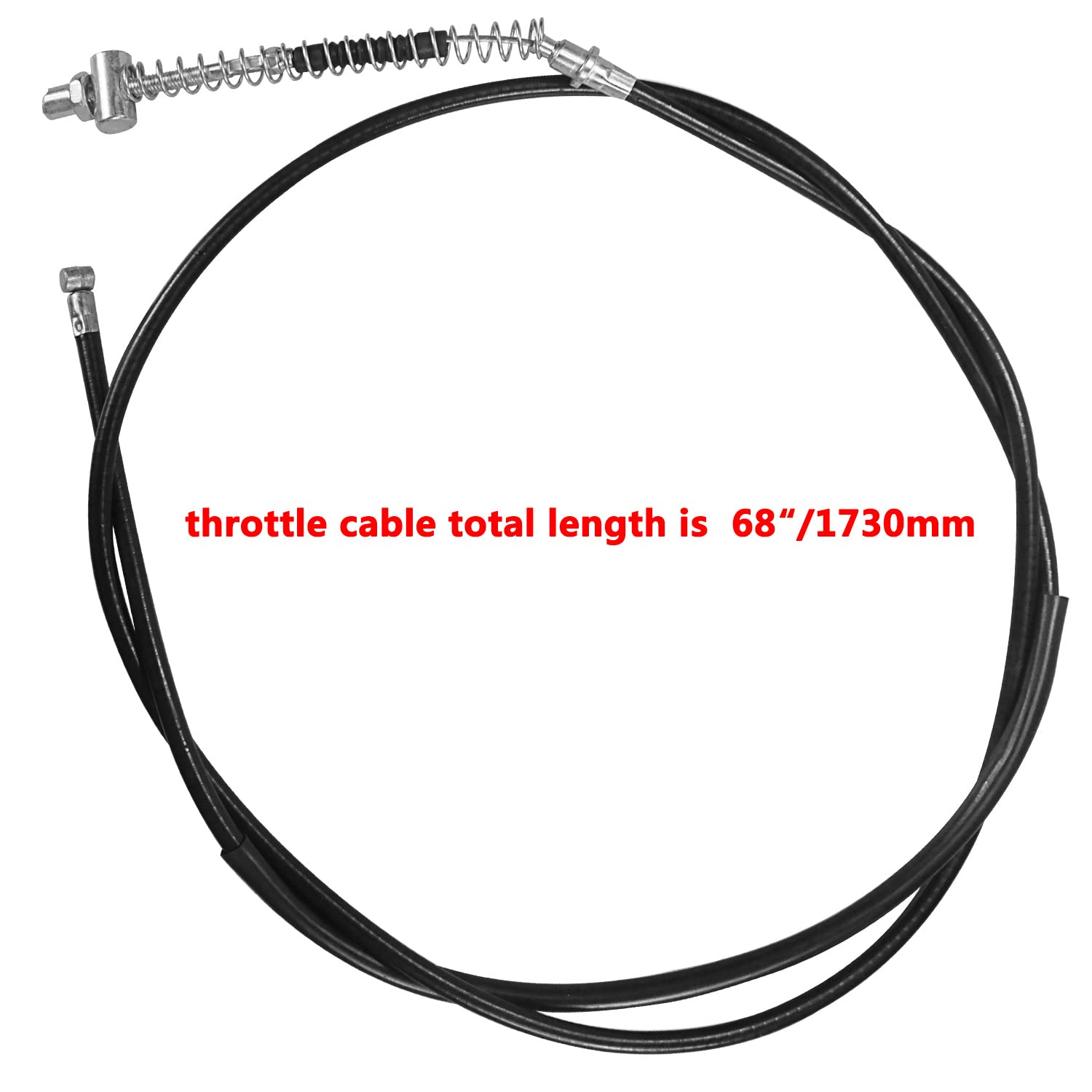 Holato 68 Inch Rear Drum Brake Cable Line For Predator 196Cc 212Cc 5.5Hp 6.5Hp Baja Warrior Massimo Mb165 Mb200 Coleman Ct200U B