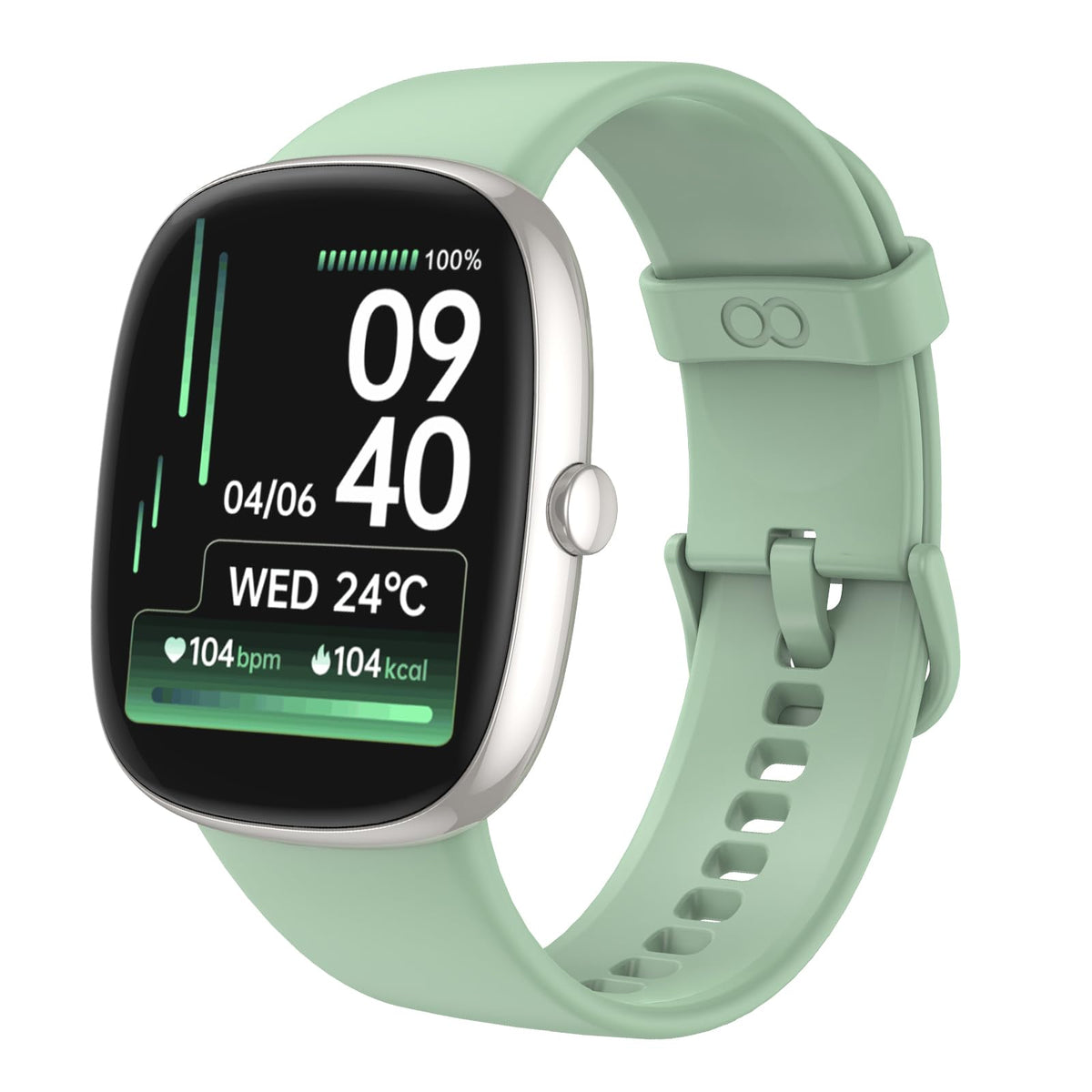 Anyloop Fitness Tracker Watch With 24/7 Heart Rate Blood Oxygen Monitor, 1.69'' Large Screen Activity Tracker With Pedometer, Sl
