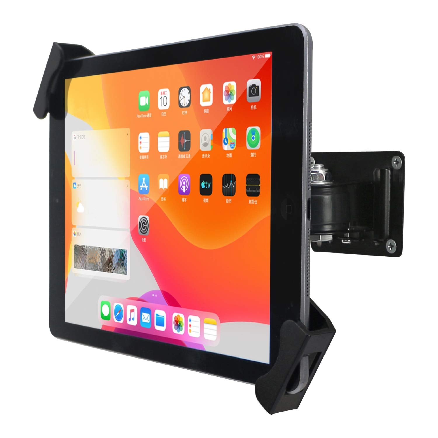 Westruggle Tablet Wall Mount Holder With Lock And Key, Rotate Design Arbitrary Adjustment,Multi Angle,Bracket For Most 8 To 10.4