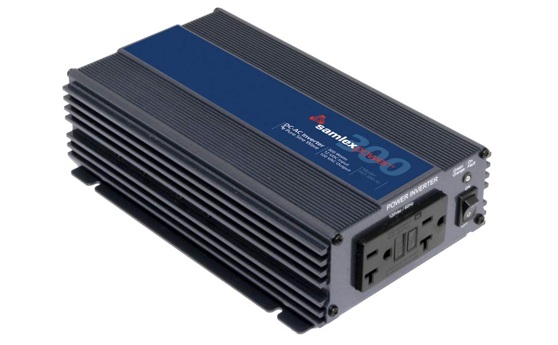 Samlex America PST-300-12 Pure Sine Inverter, 12V, 120 Vac, 300W