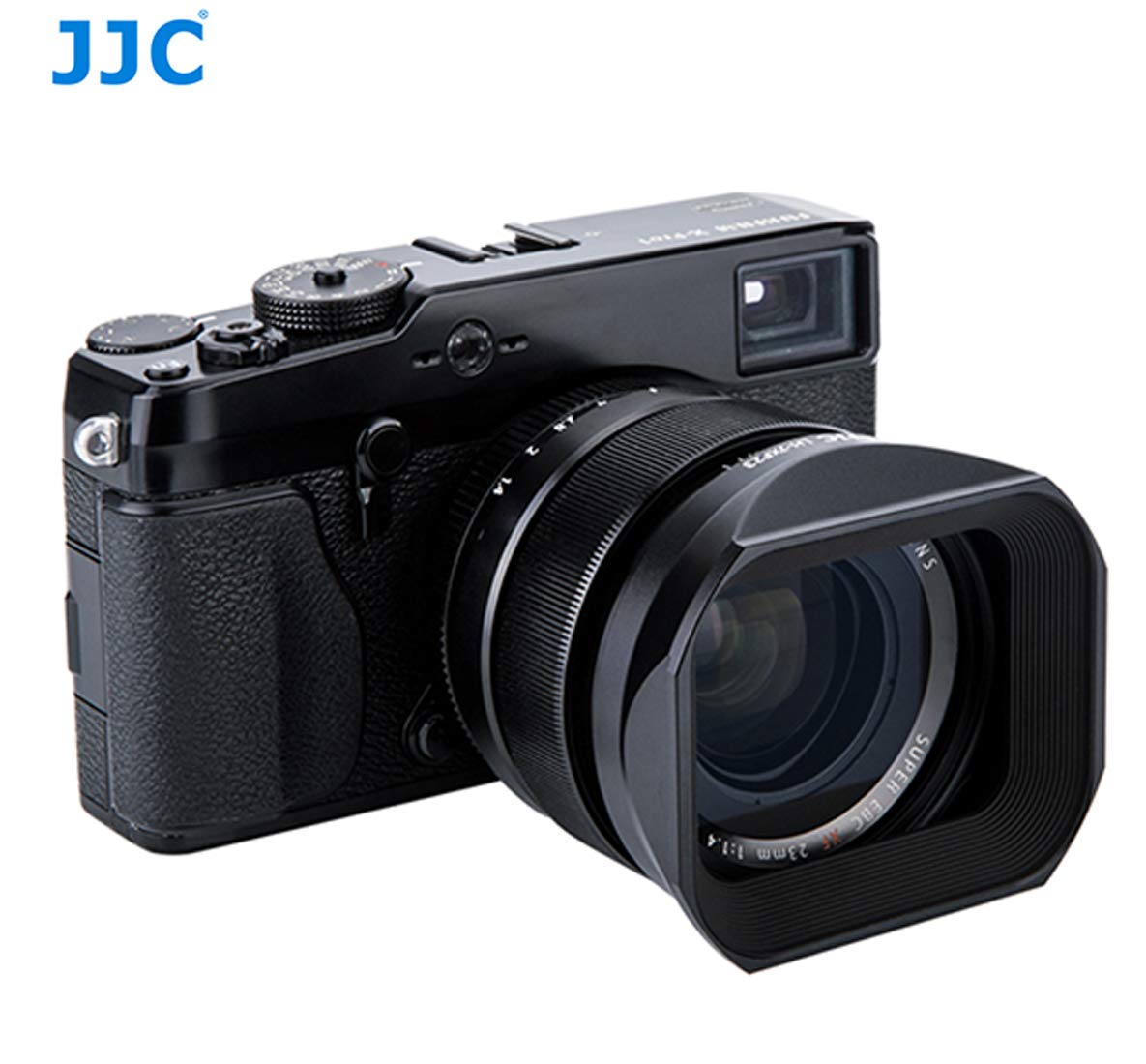 Jjc Lh Jxf23 Black Bayonet Metal Square Lens Hood For Fujinon Xf 23Mm F1.4 R Xf 56Mm F1.2 R Xf 56Mm F1.2 R Apd, With Front Cap,