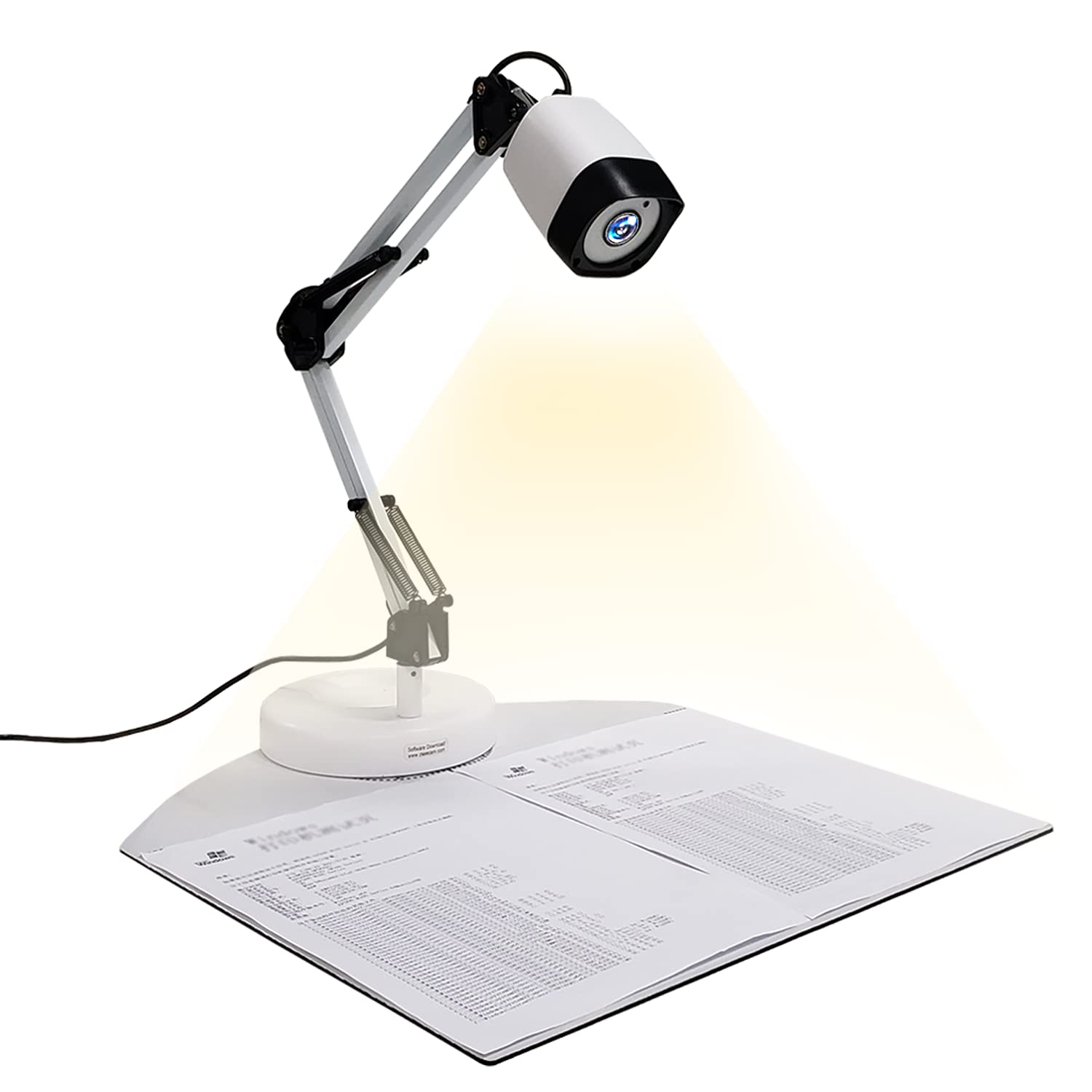 Document Camera for Teachers, 8mp with Auto-Focus and LED Supplemental Light, Excellent for Distance Education and Web Conferenc