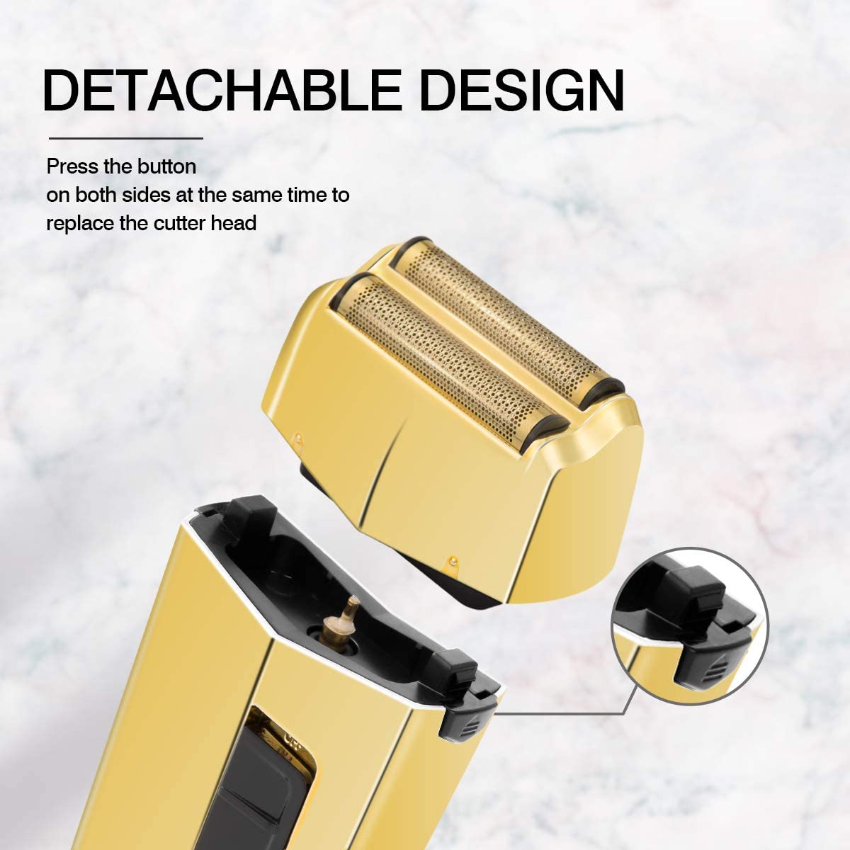 2 In 1 Professional Men'S Electric Shaver Razor Foil Shaver Bald Head Shaver Barber Professional Hair Beard Trimmer Grooming Kit