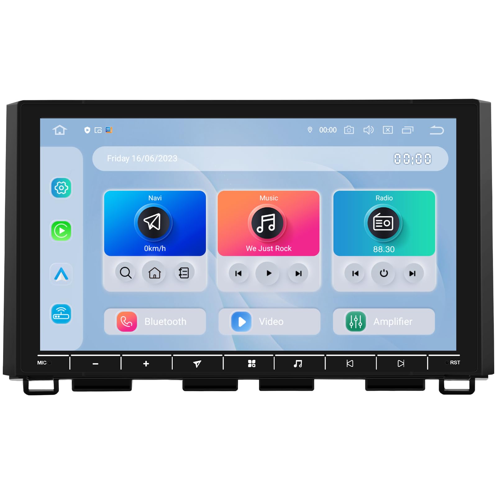 Dasaita Android 13 Car Stereo For Toyota Tundra 2014 2021 With Wireless Apple Carplay & Android Auto, 10.2'' Touch Screen Head U