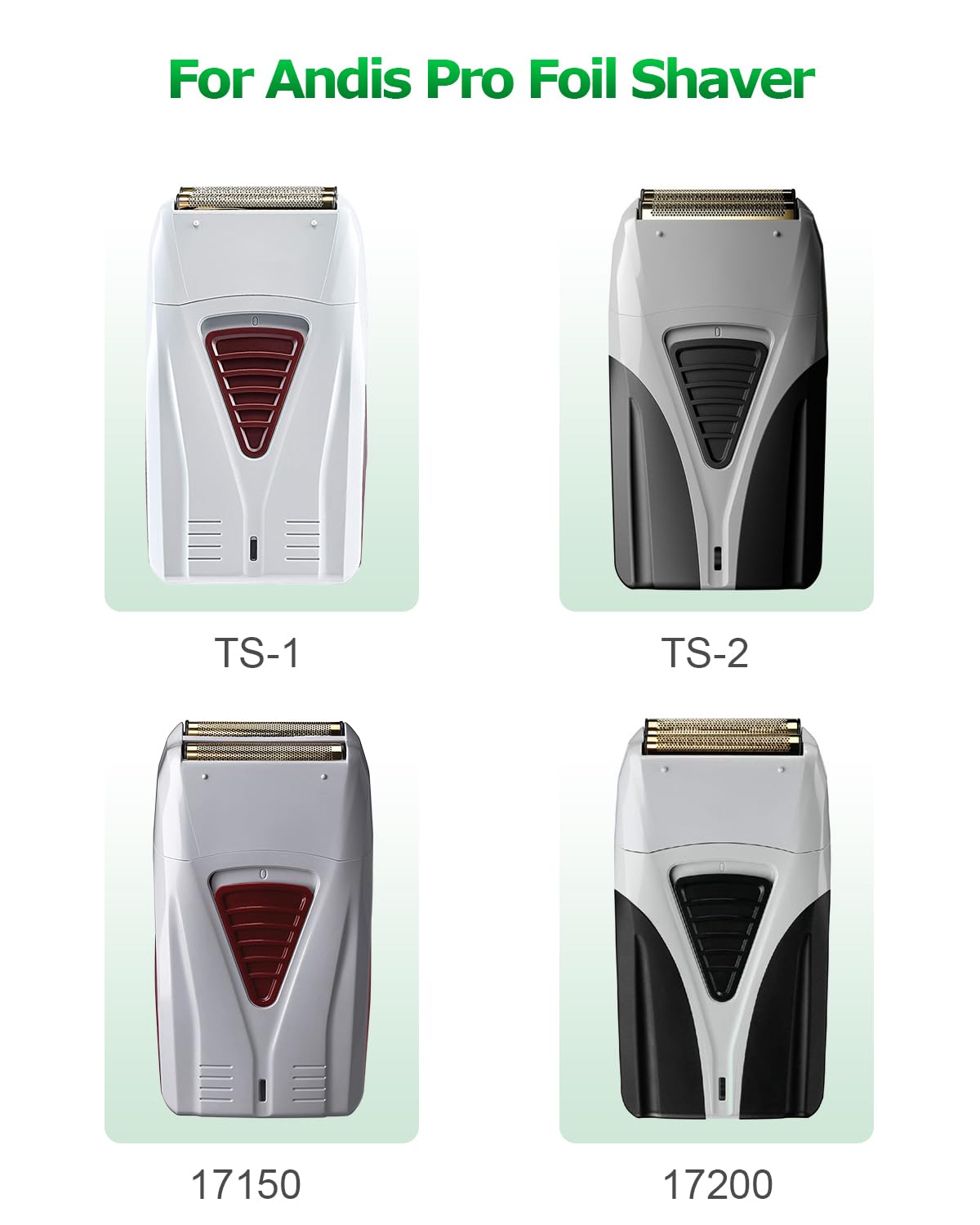 Replacement Charger For Andis 17150 17165 Shavers Charger Profoil Lithium Ts 1 Ts 2, Arkare 5V 1A Electric Shaver Charger 5Ft, C