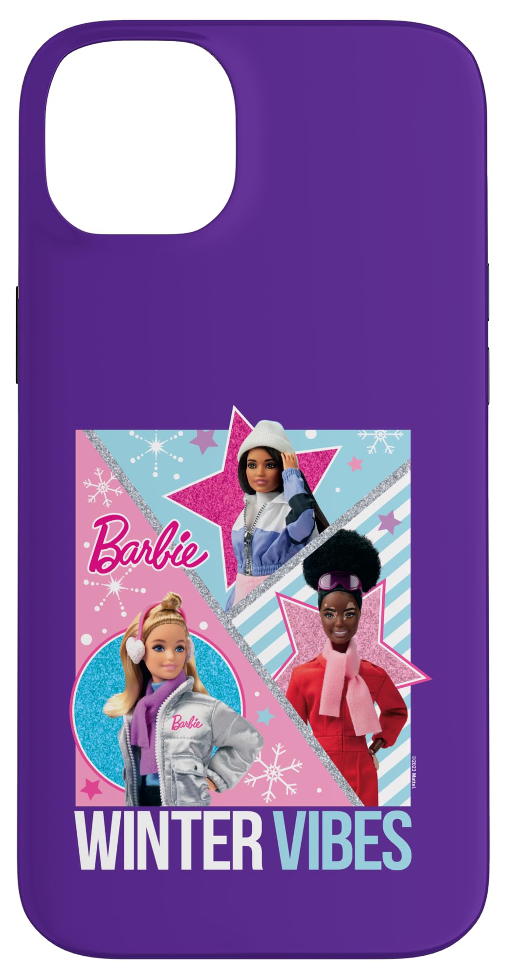 Iphone 14 Plus Barbie   Winter Vibes Case