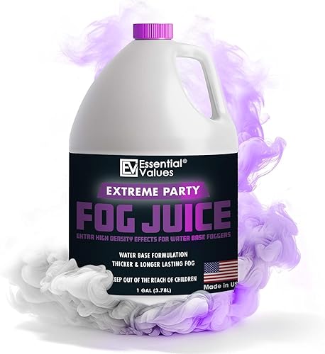 Fog Machine Fluid   Extreme High Density (128 Fl Oz / 1 Gallon), Made In Usa   Produces White Out Conditions With Lasting Heavy