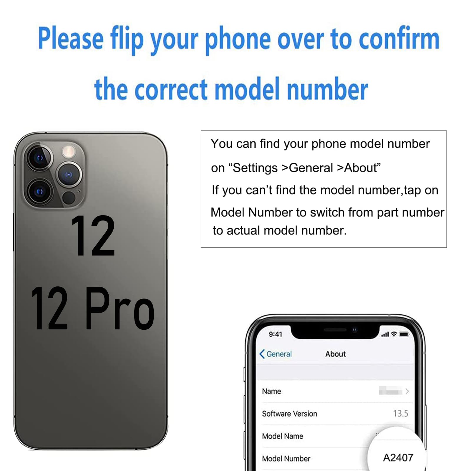 Leafe For Iphone 12/12 Pro Screen Replacement,Full Hd Lcd Screen Assembly,Compatible With Iphone 12/12 Pro Screen Replacement 6.