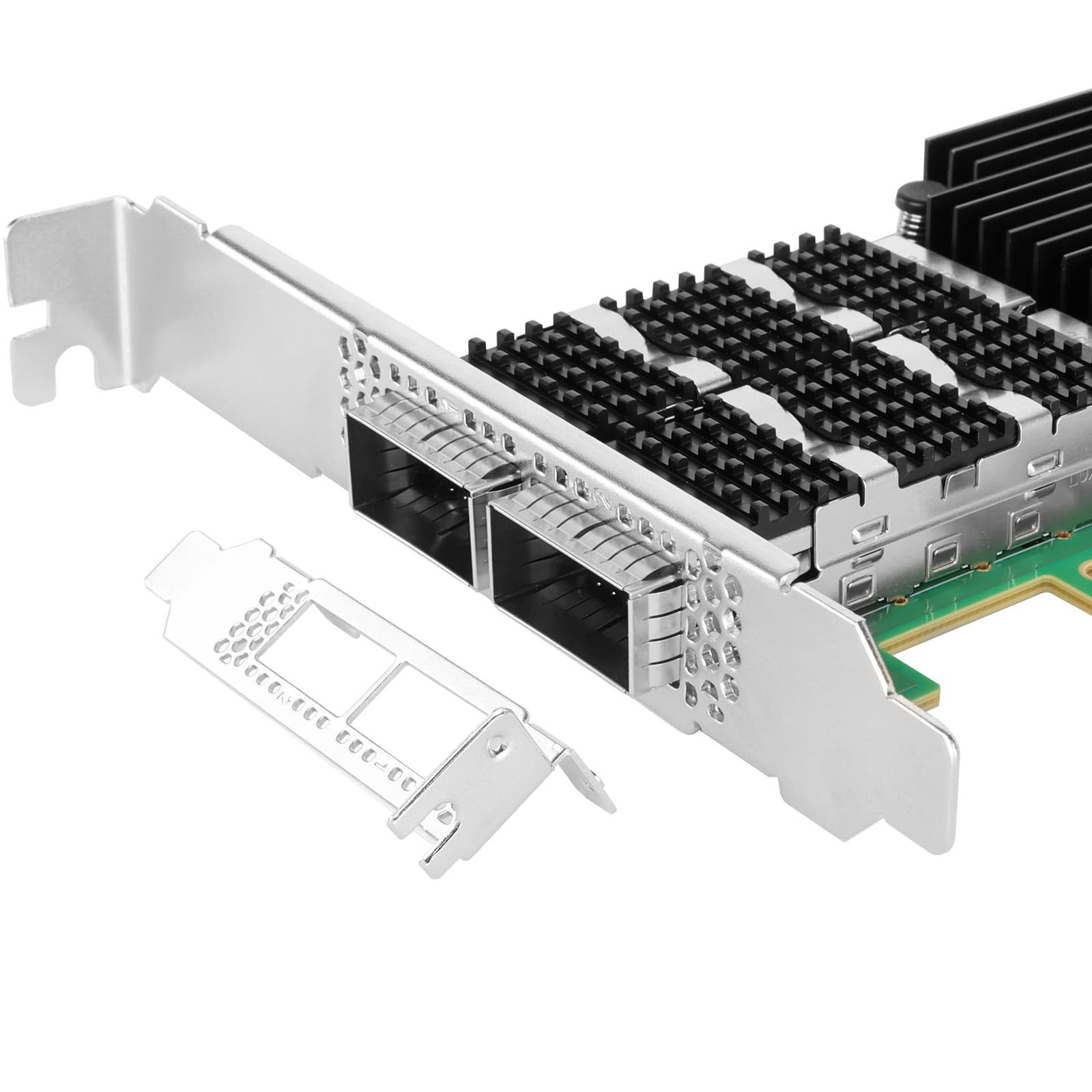 Vogzone 200Gb Ethernet Smart Nic With Mellanox Connectx 6 Dx Chipset, Pcie 4.0 X16 With 200Gb Infiniband Qsfp56 X 2, Infiniband/